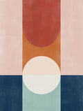 Elena Ristova - Abstract Design With Geometric Shapes Poster