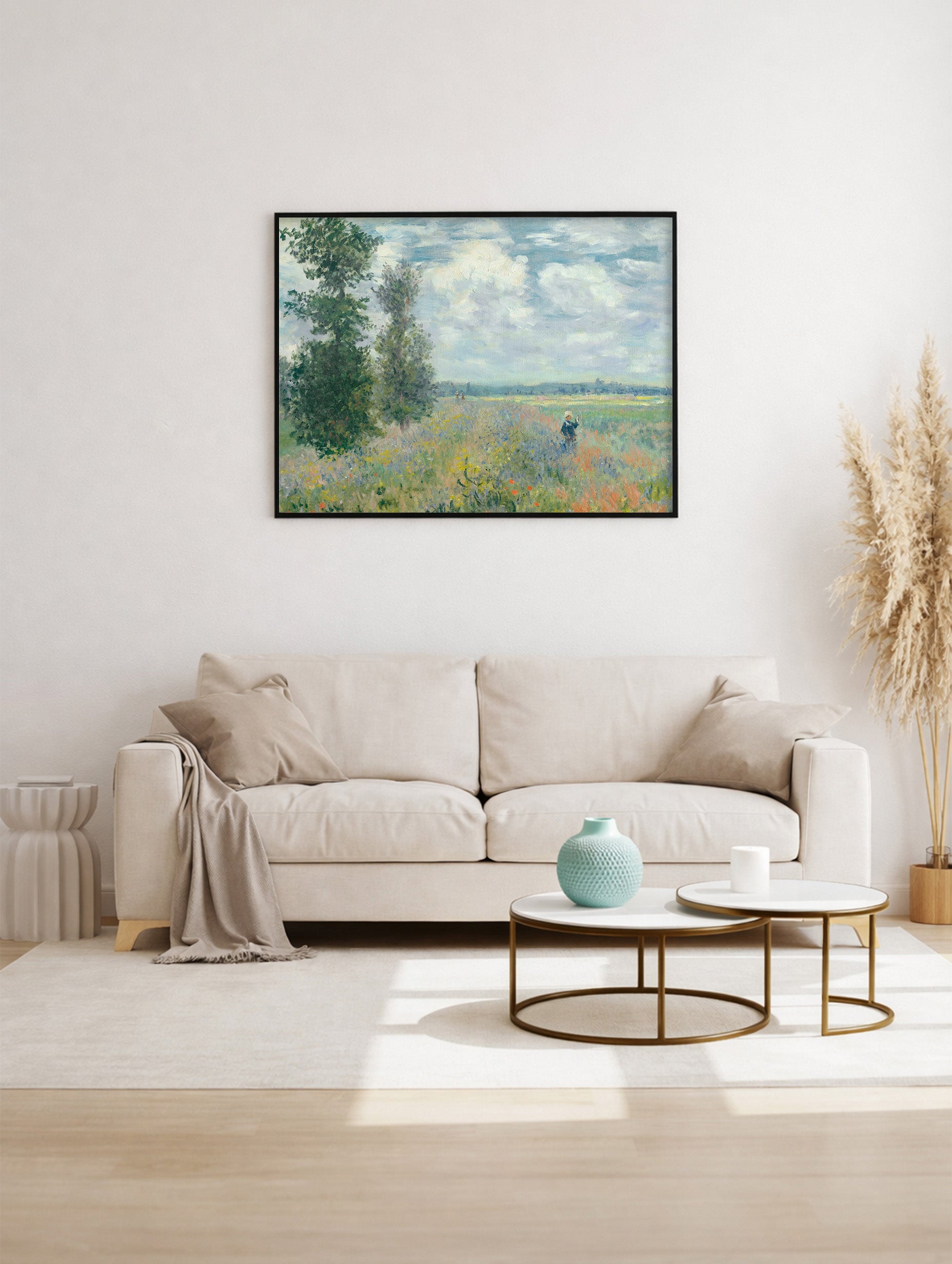 Poppy Fields near Argenteuil No. 2 - Claude Monet