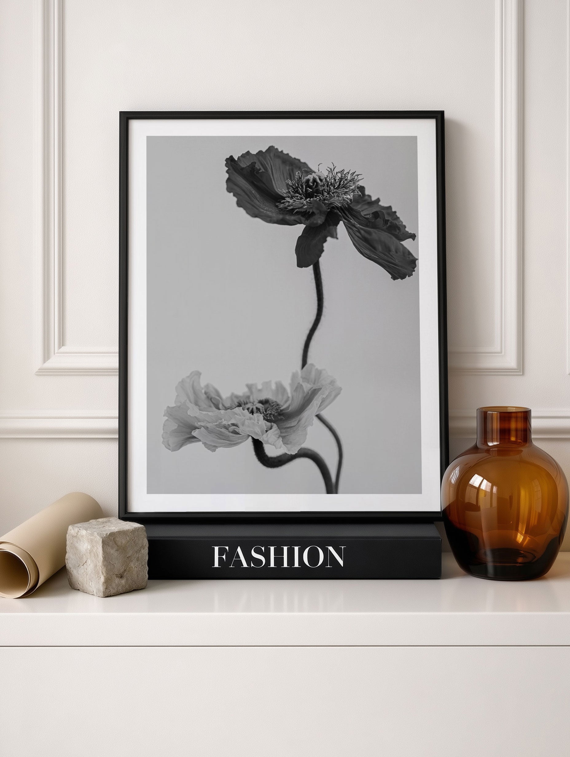 Poppy Flower Poster Mockup