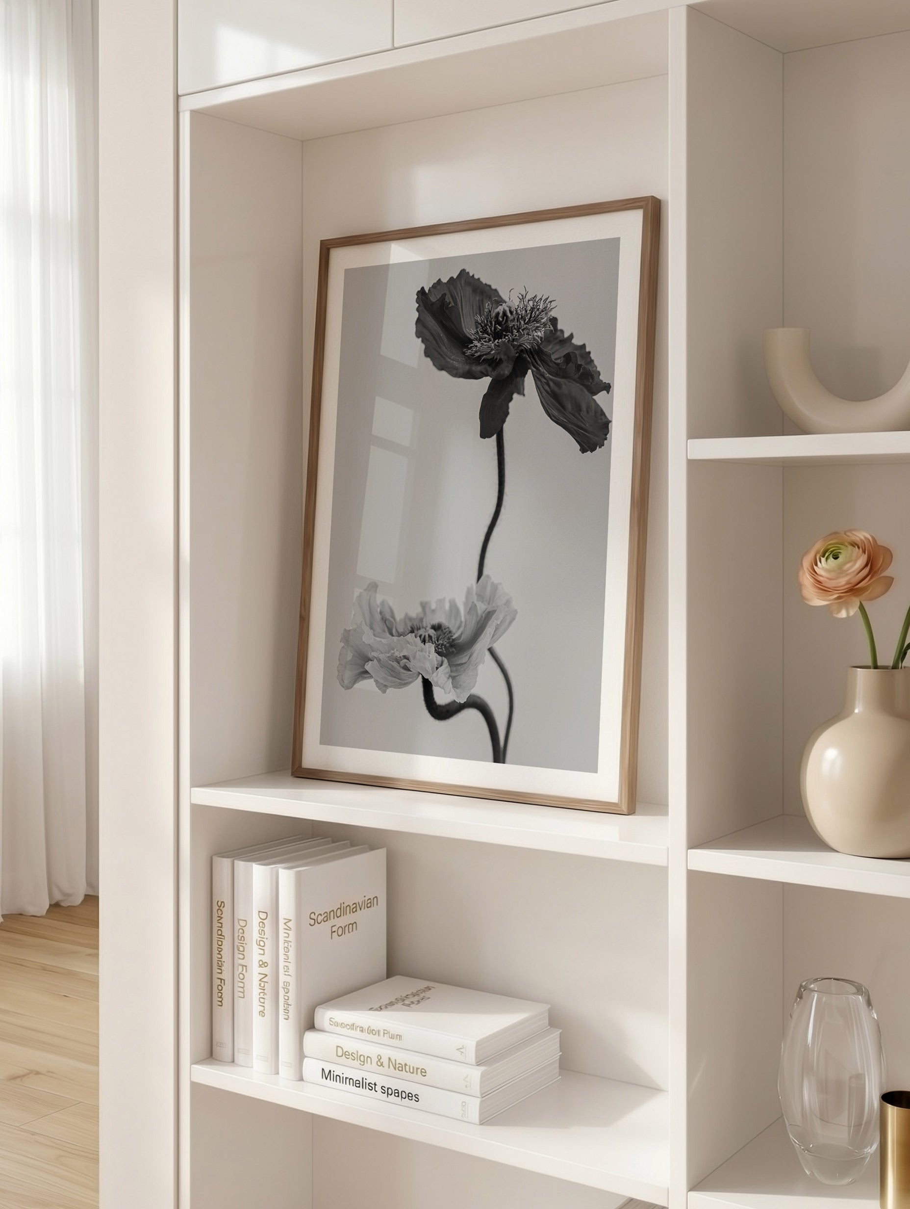 Poppy Flower Poster Mockup