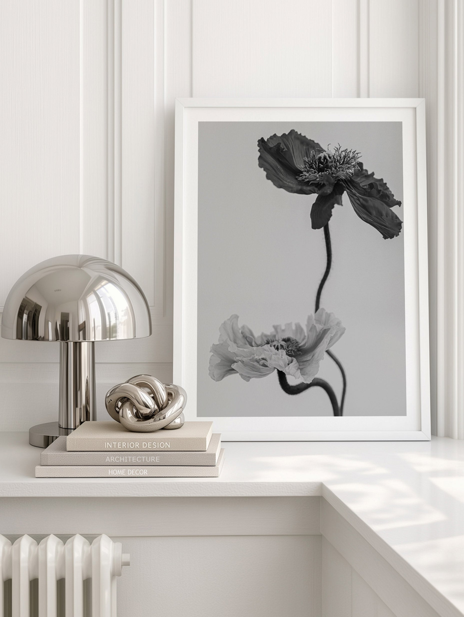 Poppy Flower Poster Mockup