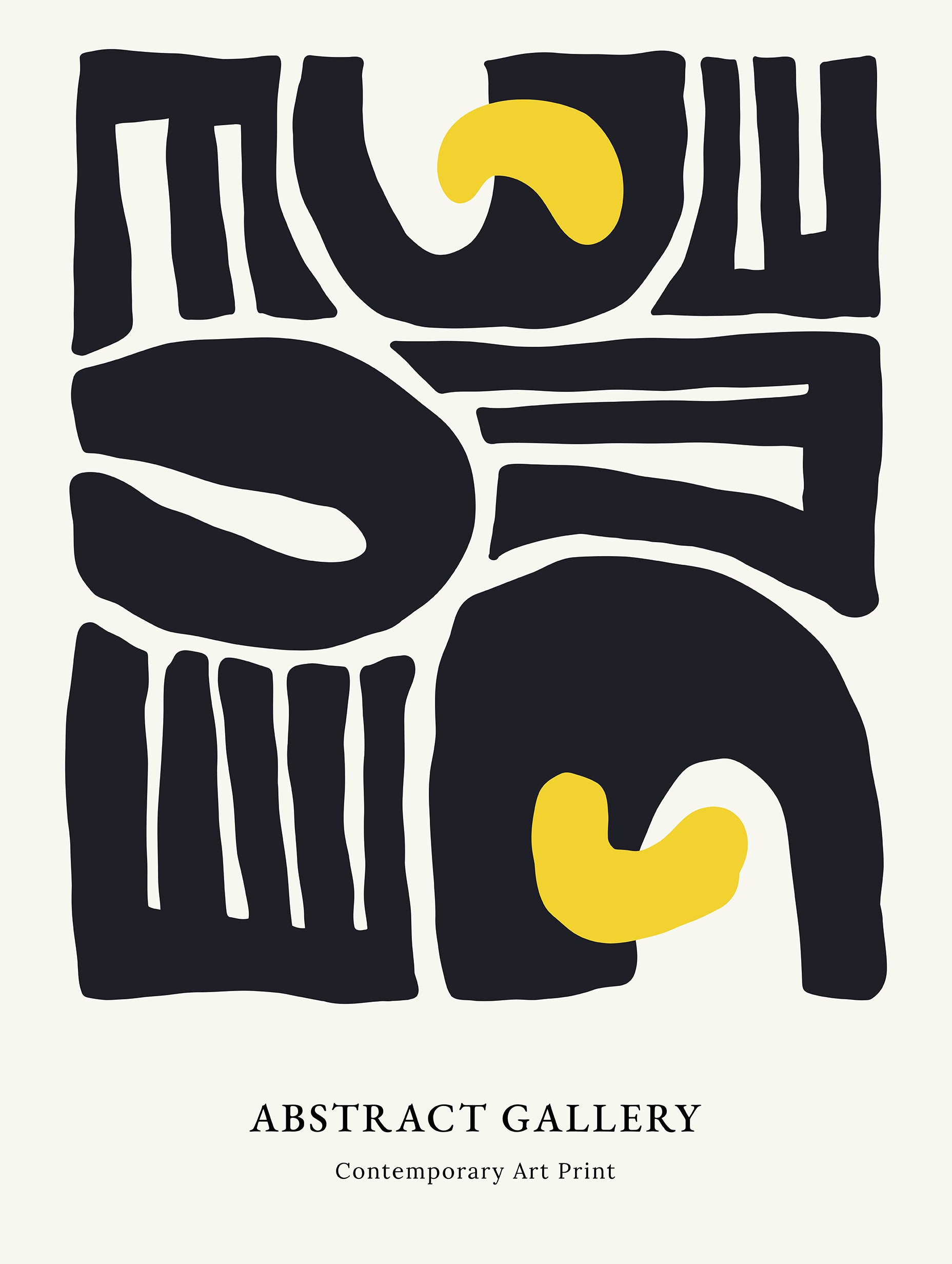 Abstract Gallery Poster
