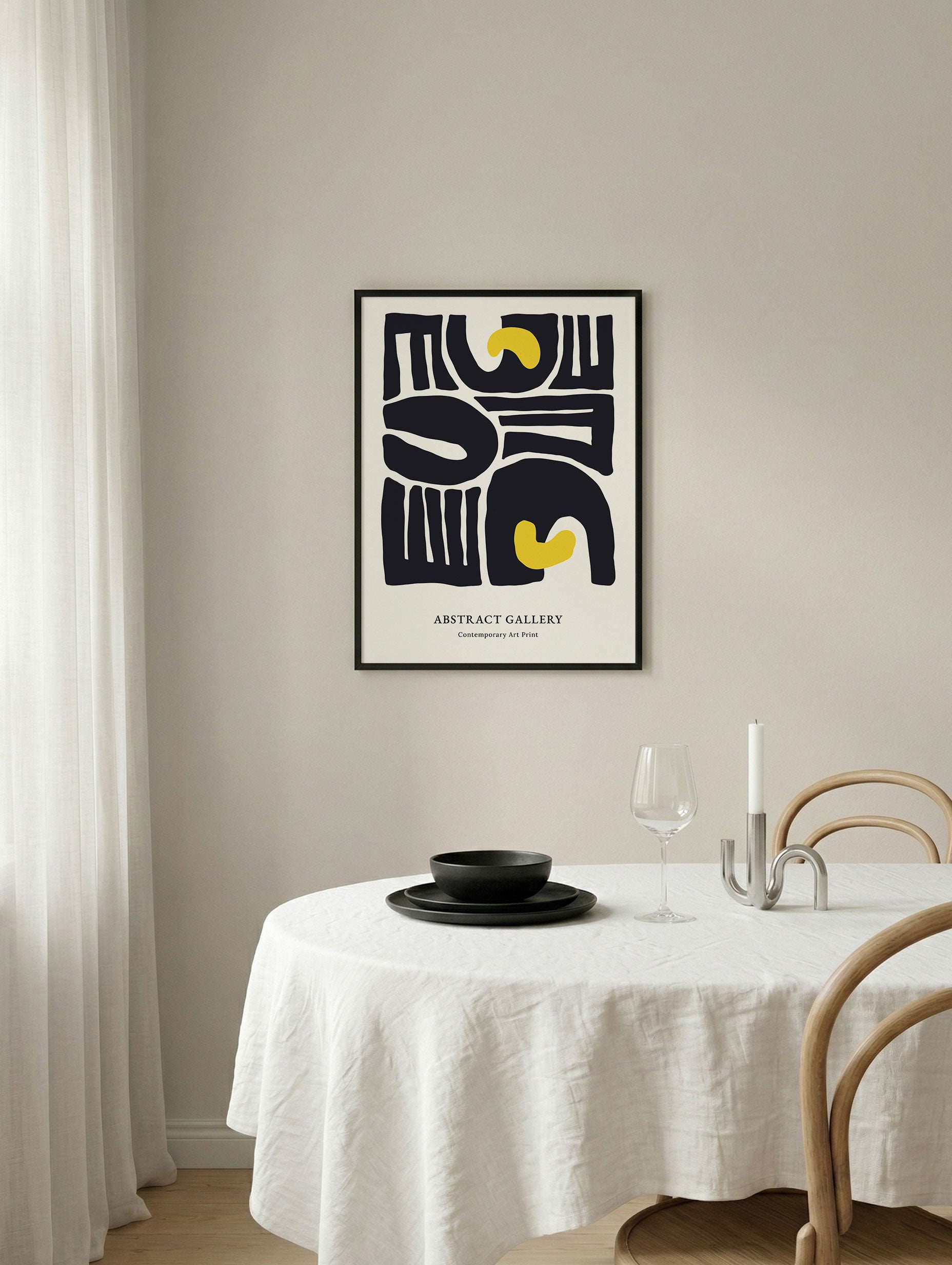 Abstract Gallery Poster