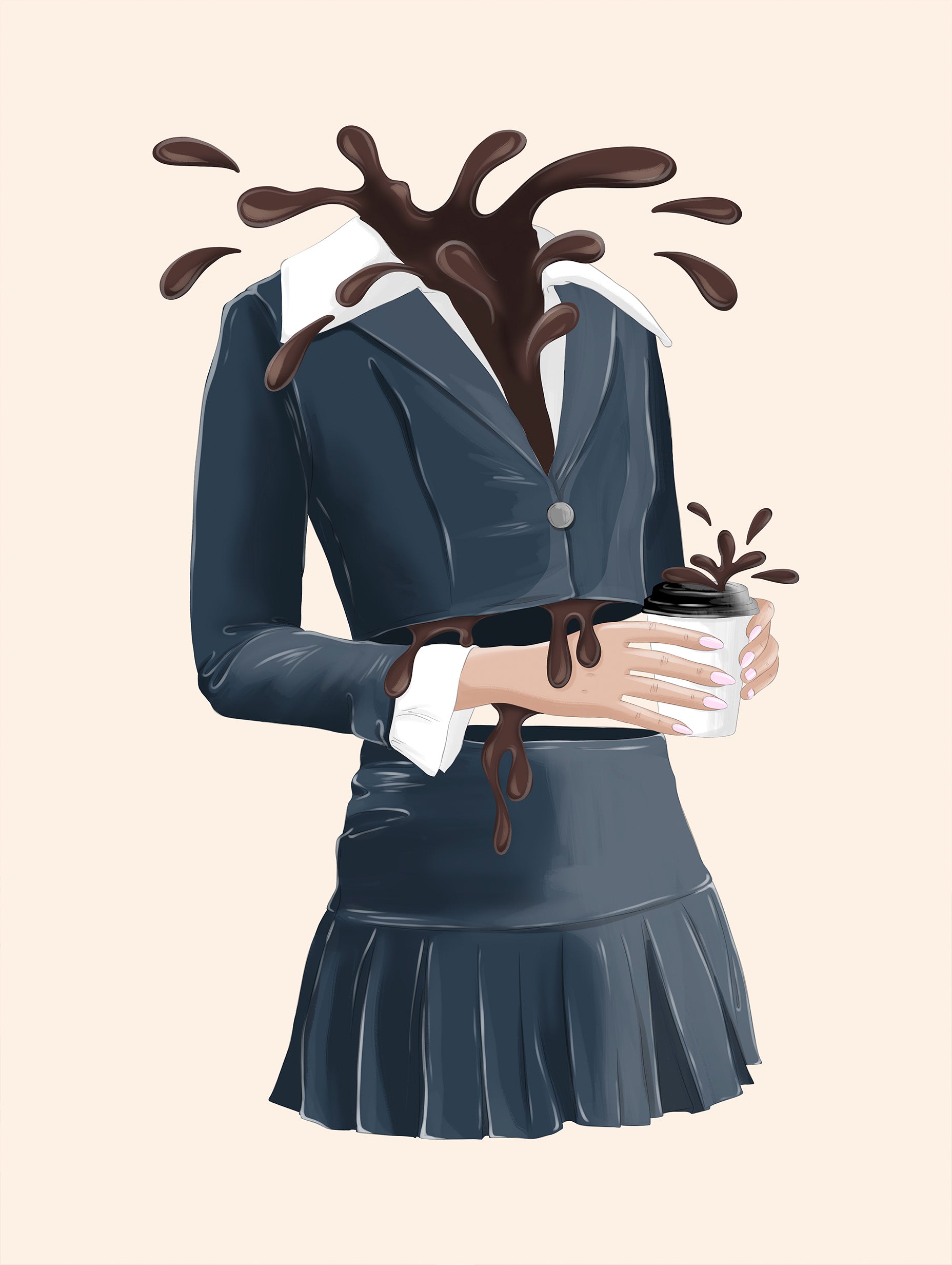 Lisen Vennesland - Coffee Overload Poster