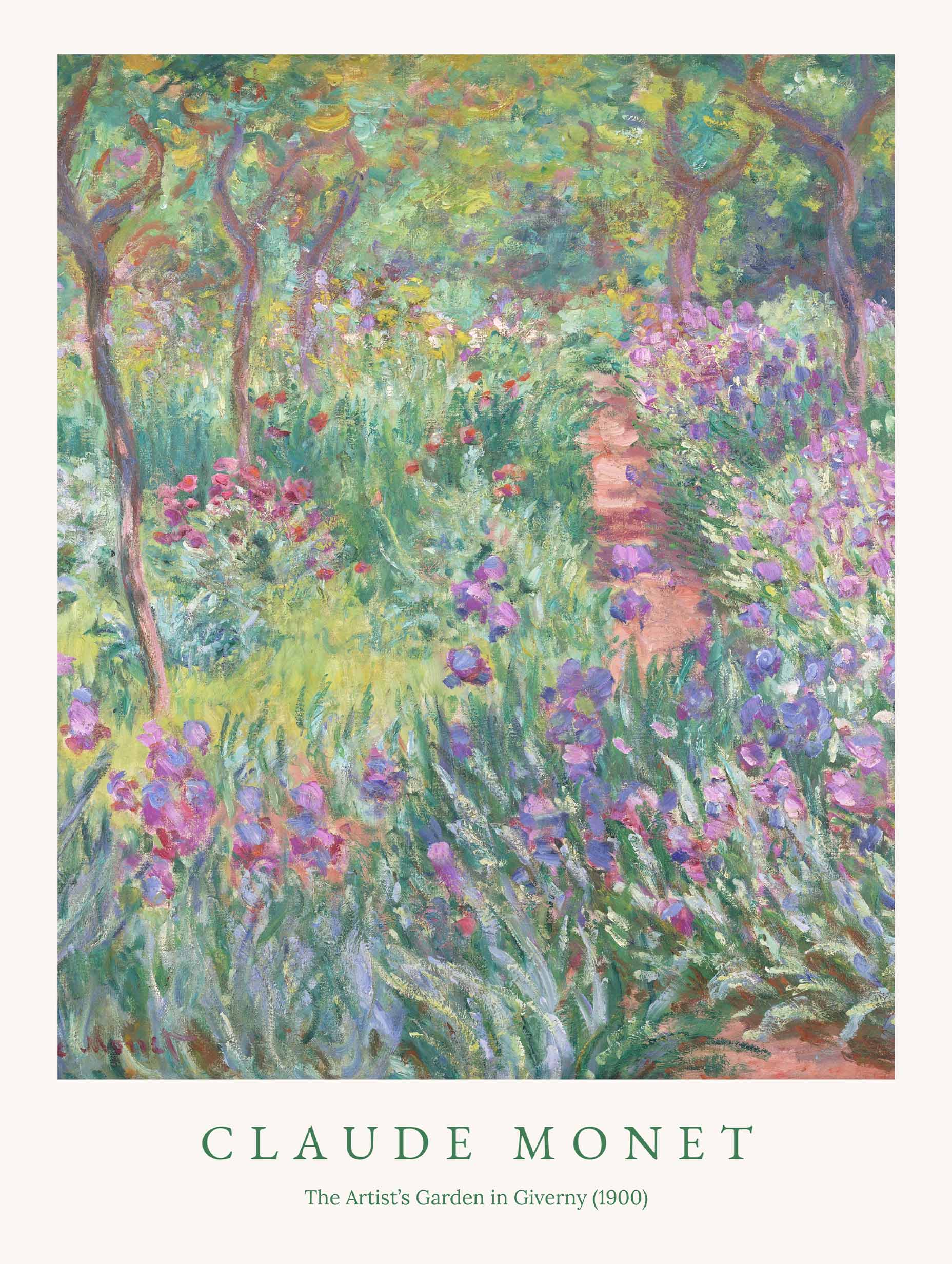 Garden in Giverny - Claude Monet