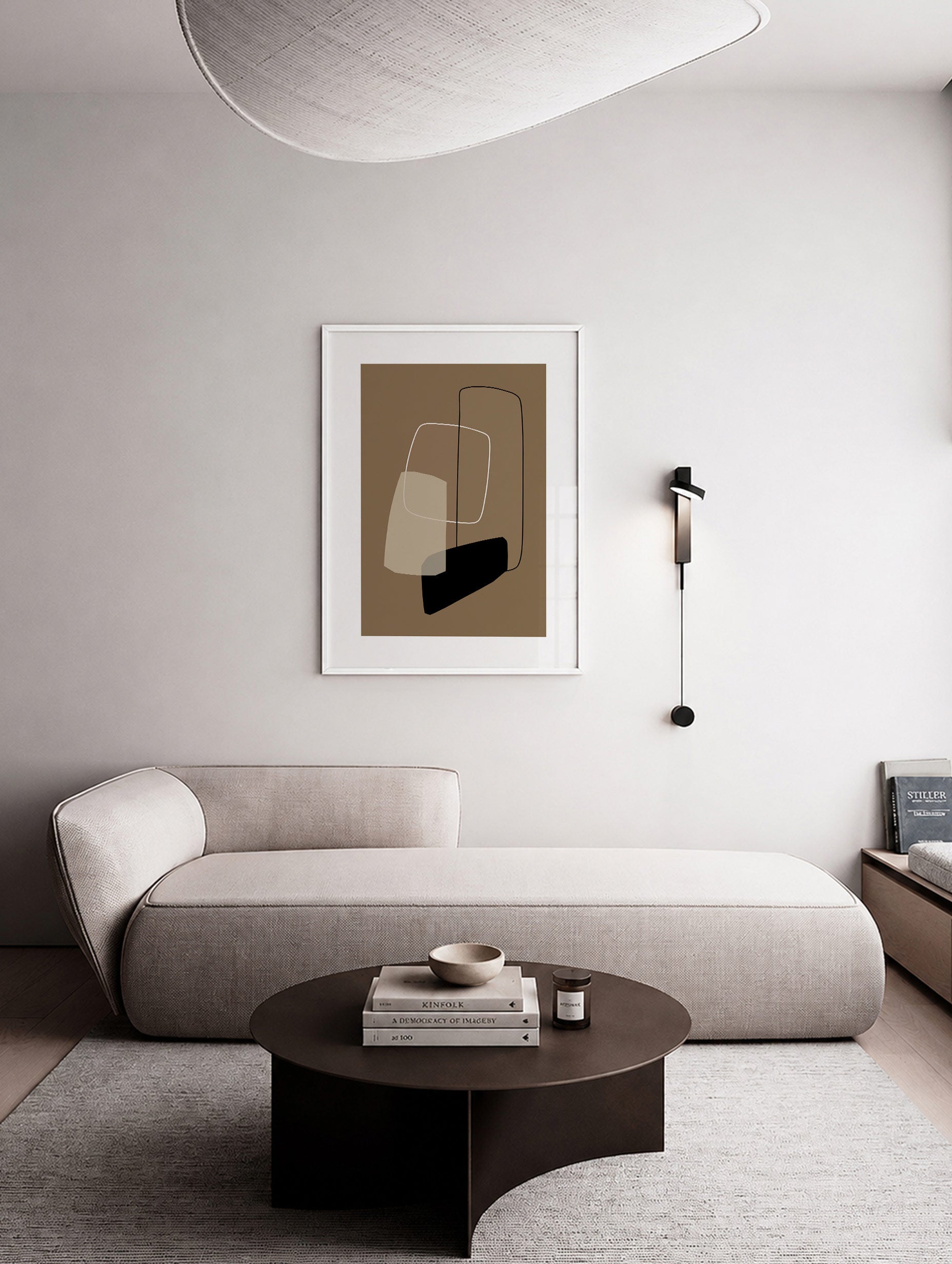 Santorini-plakat Arkitekturplakat