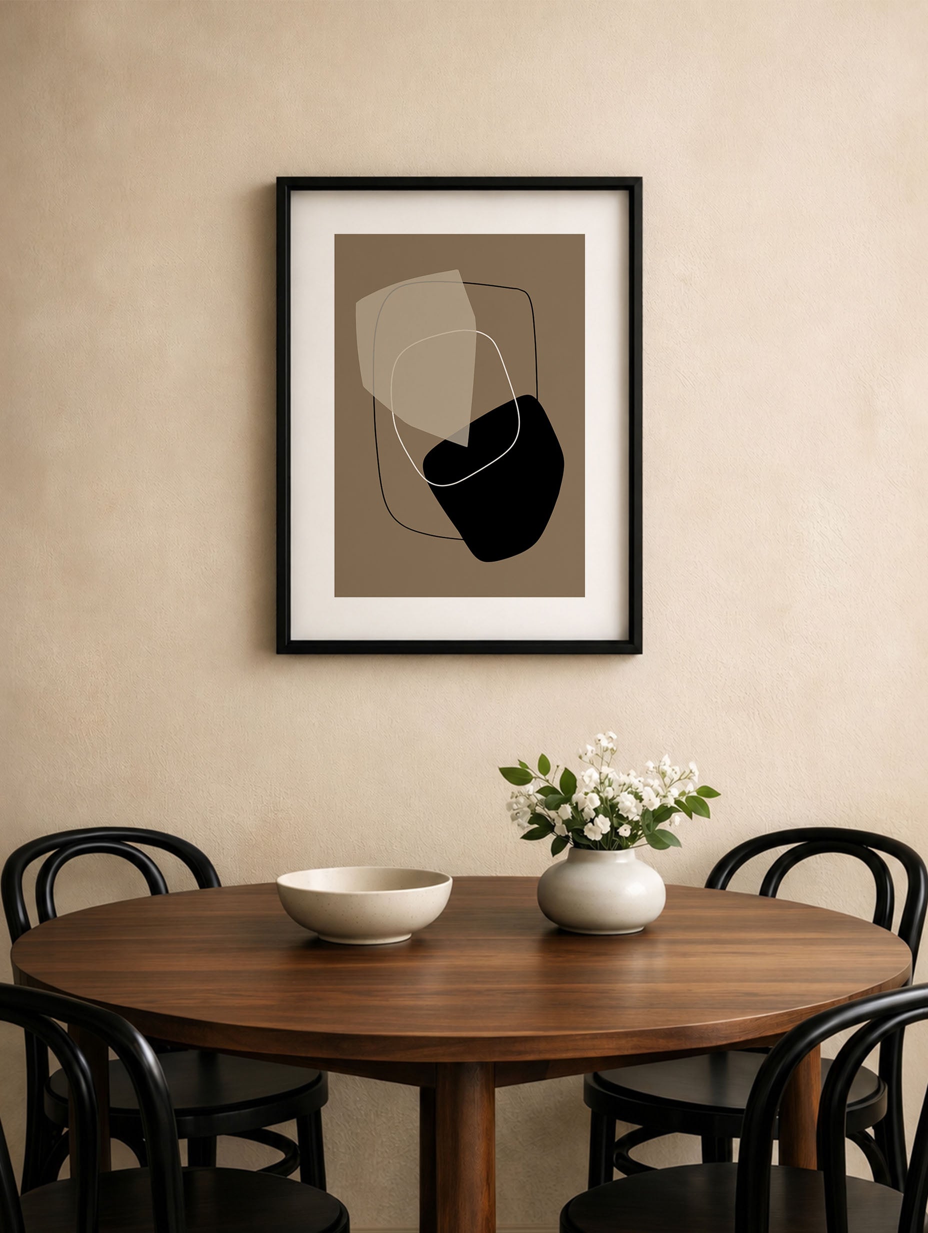 Minimalistisk överlappande poster nr 2