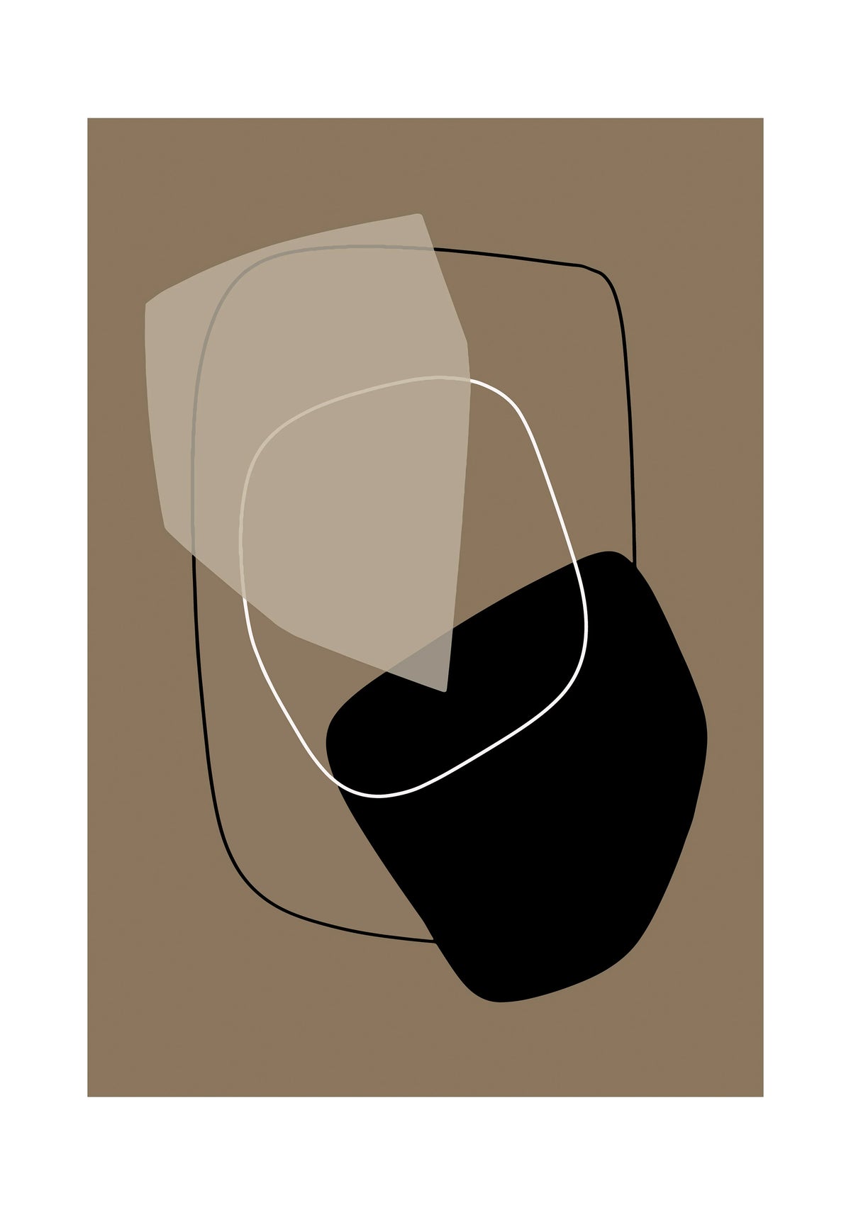 Minimalist Overlap Poster No. 2