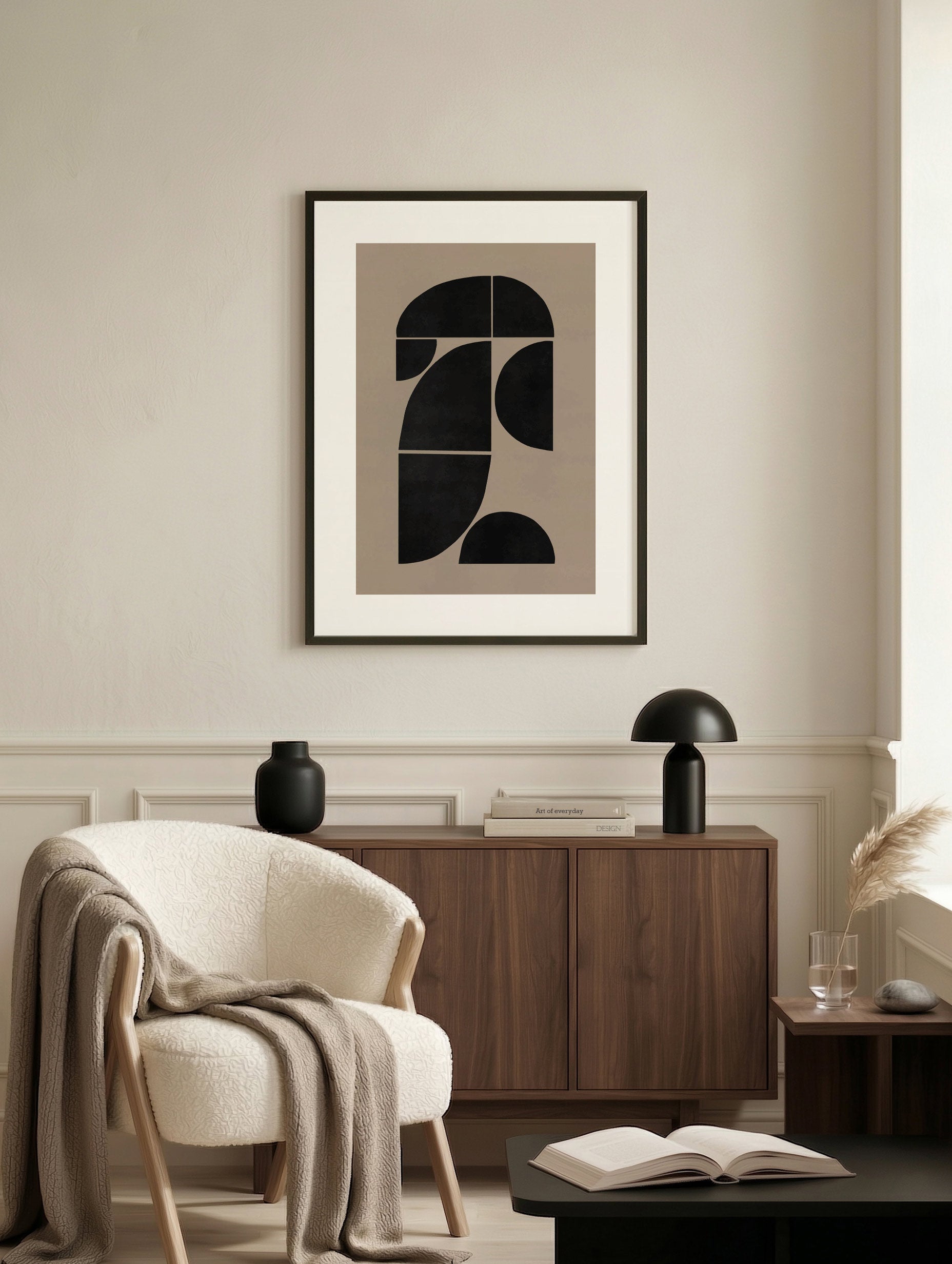 Santorini-plakat Arkitekturplakat