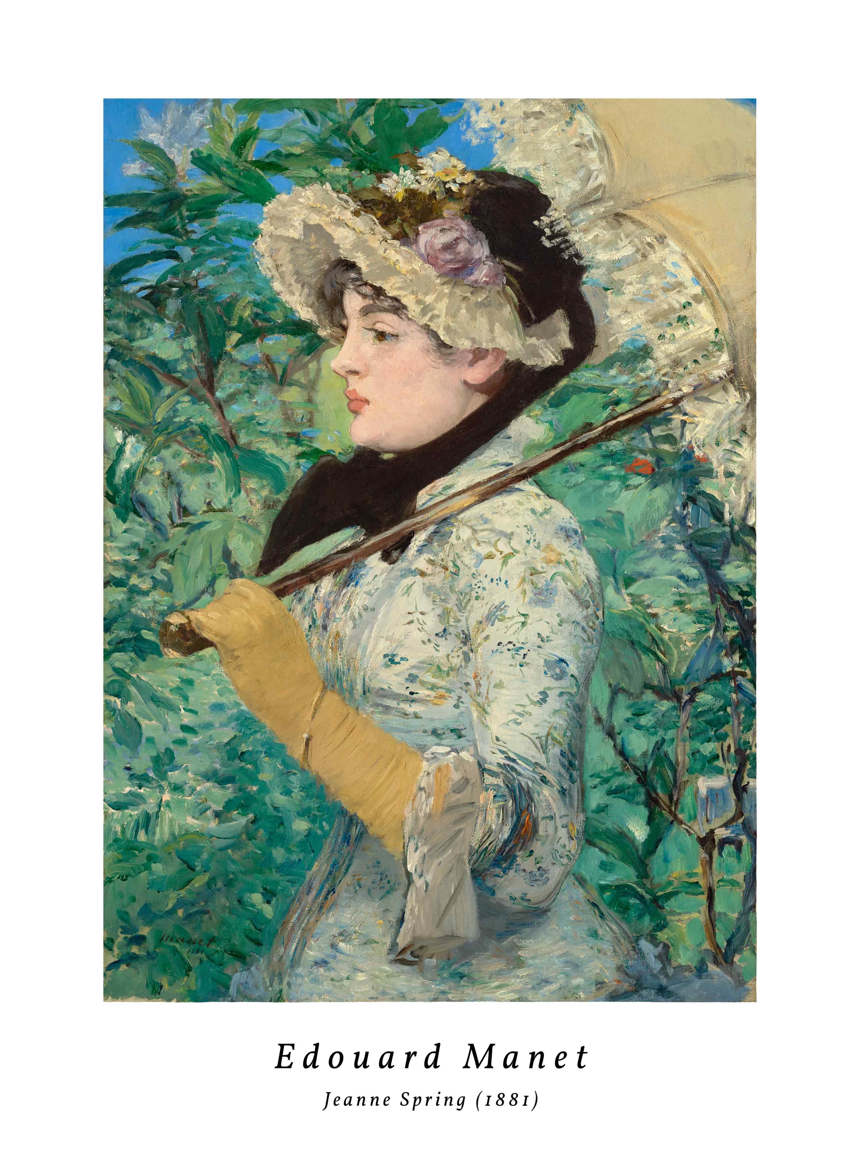 Spring Portrait - Édouard Manet