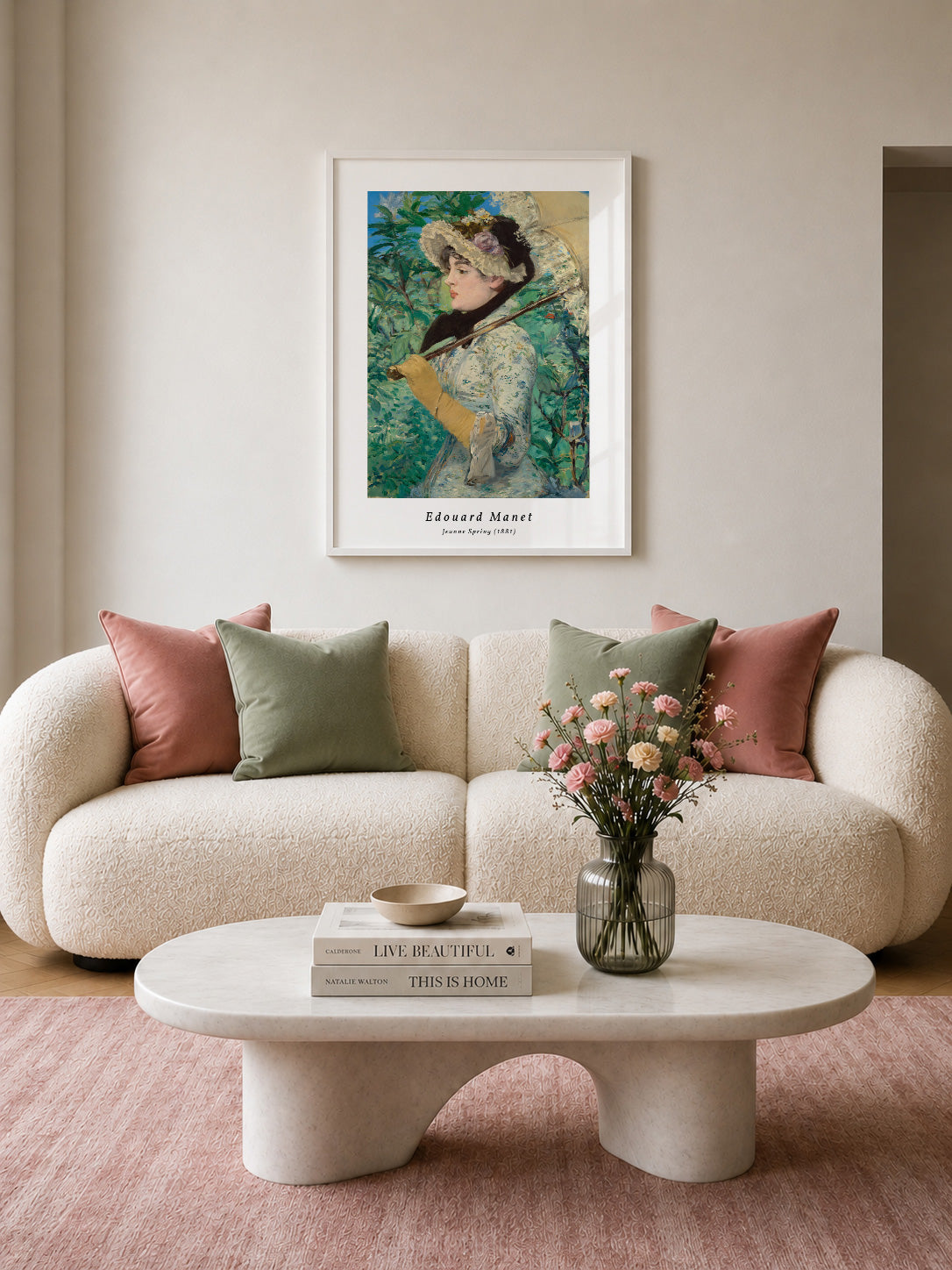 Spring Portrait - Édouard Manet