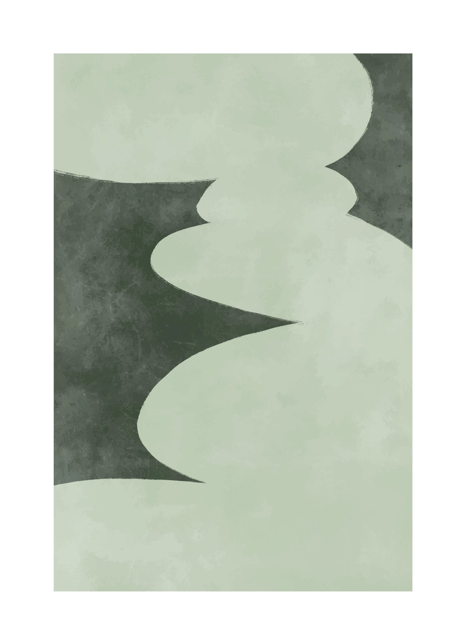 Sage Flow Forms Poster