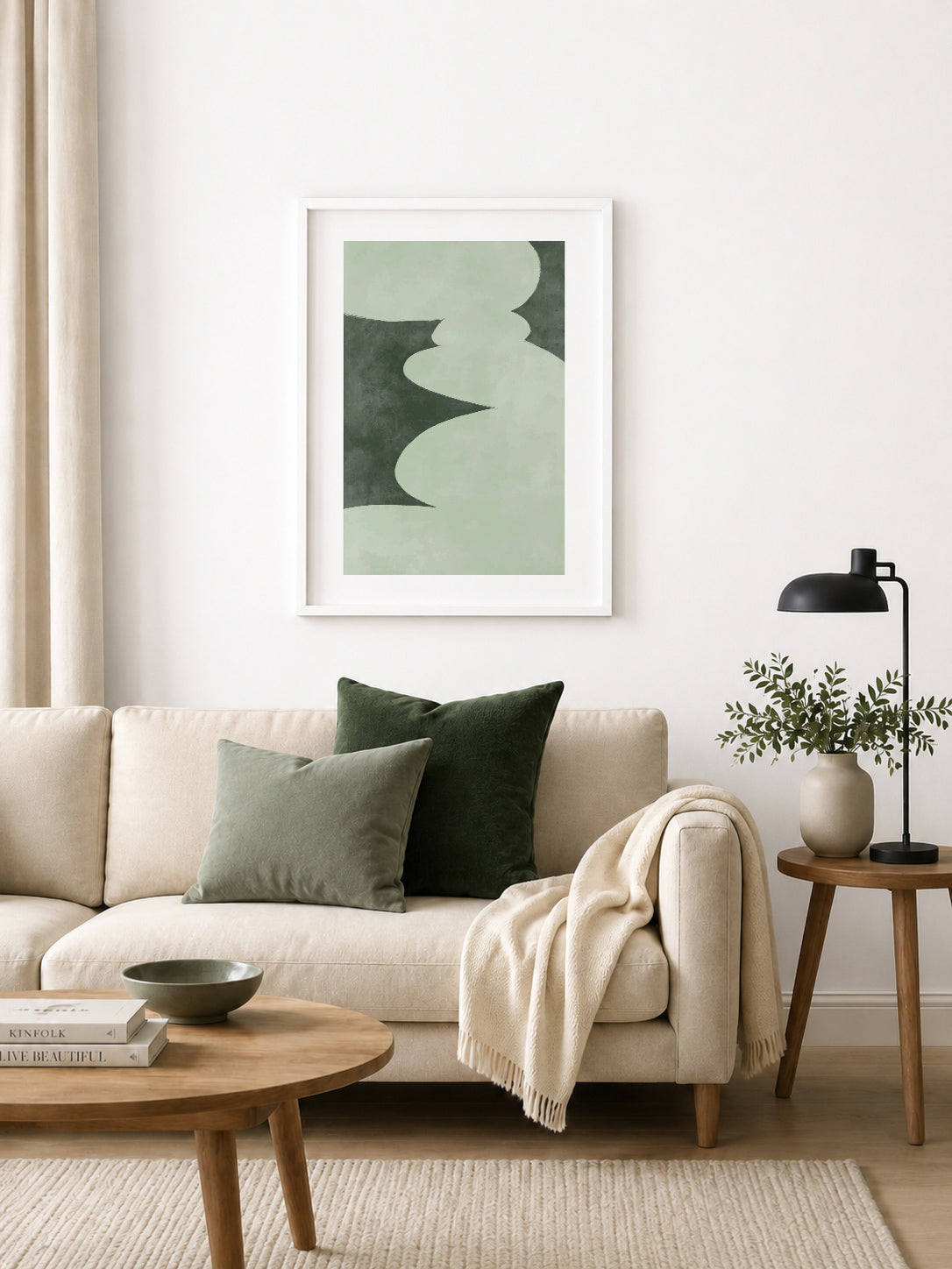 Sage Flow Forms Poster