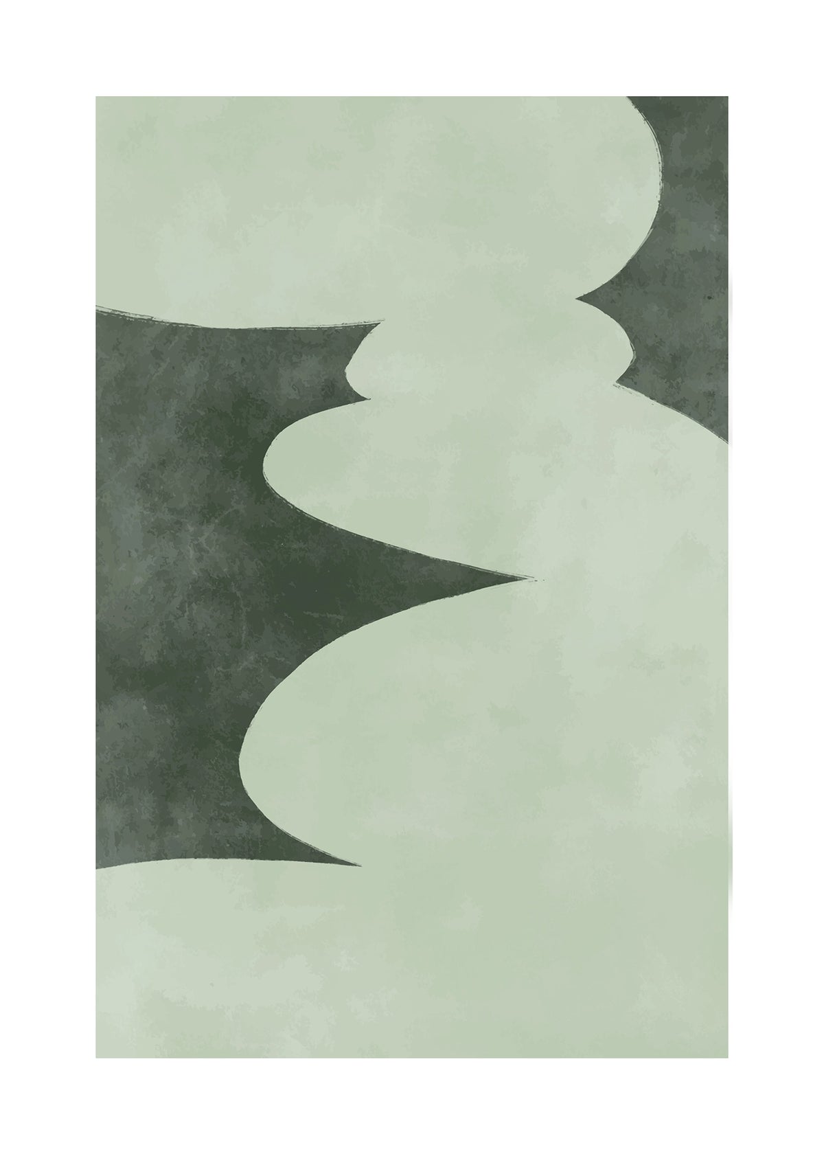 Sage Flow Forms Poster