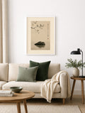Still Water and Branch Zen Poster