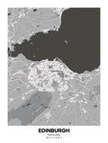 Edinburgh, Scotland Map Poster