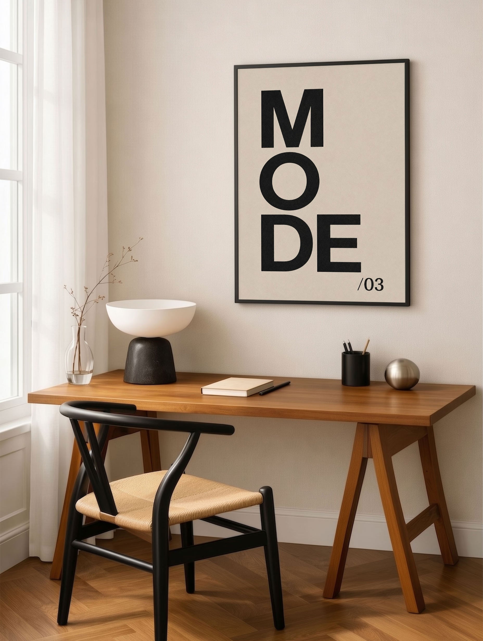 Bold MODE Typography Poster