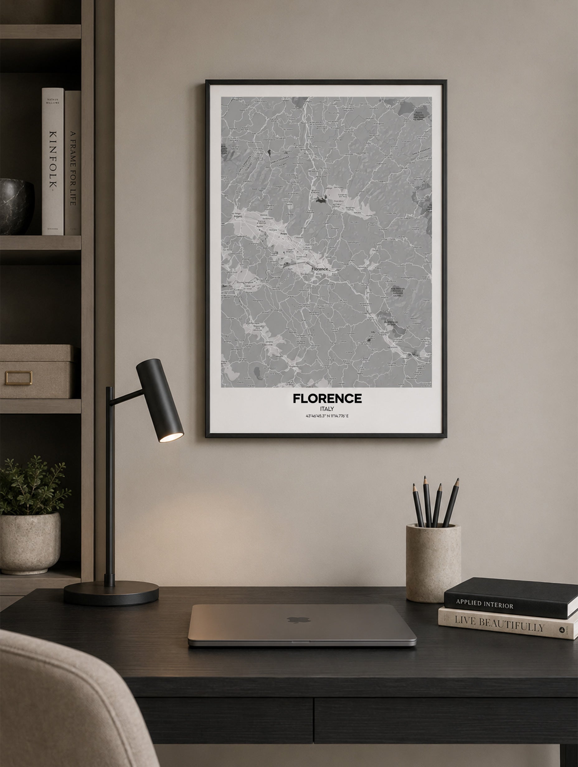 Florence, Italy Map Poster