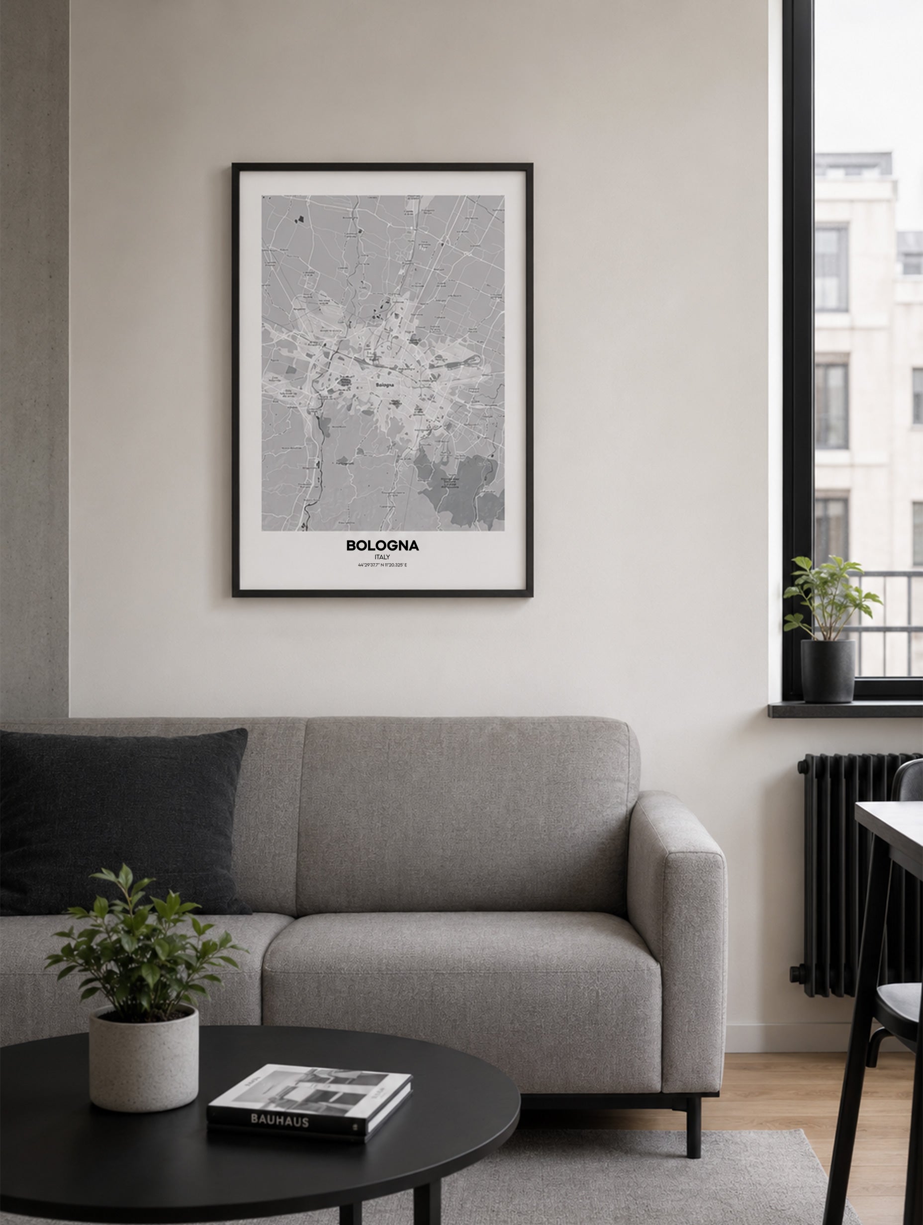 Bologna Italy Map Poster