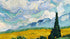 Wheat Field with Cypresses Van Gogh Art Print No 1