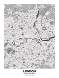 London, United Kingdom Map Poster