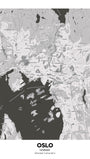 Oslo, Norway Map Poster