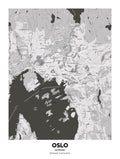 Oslo, Norway Map Poster