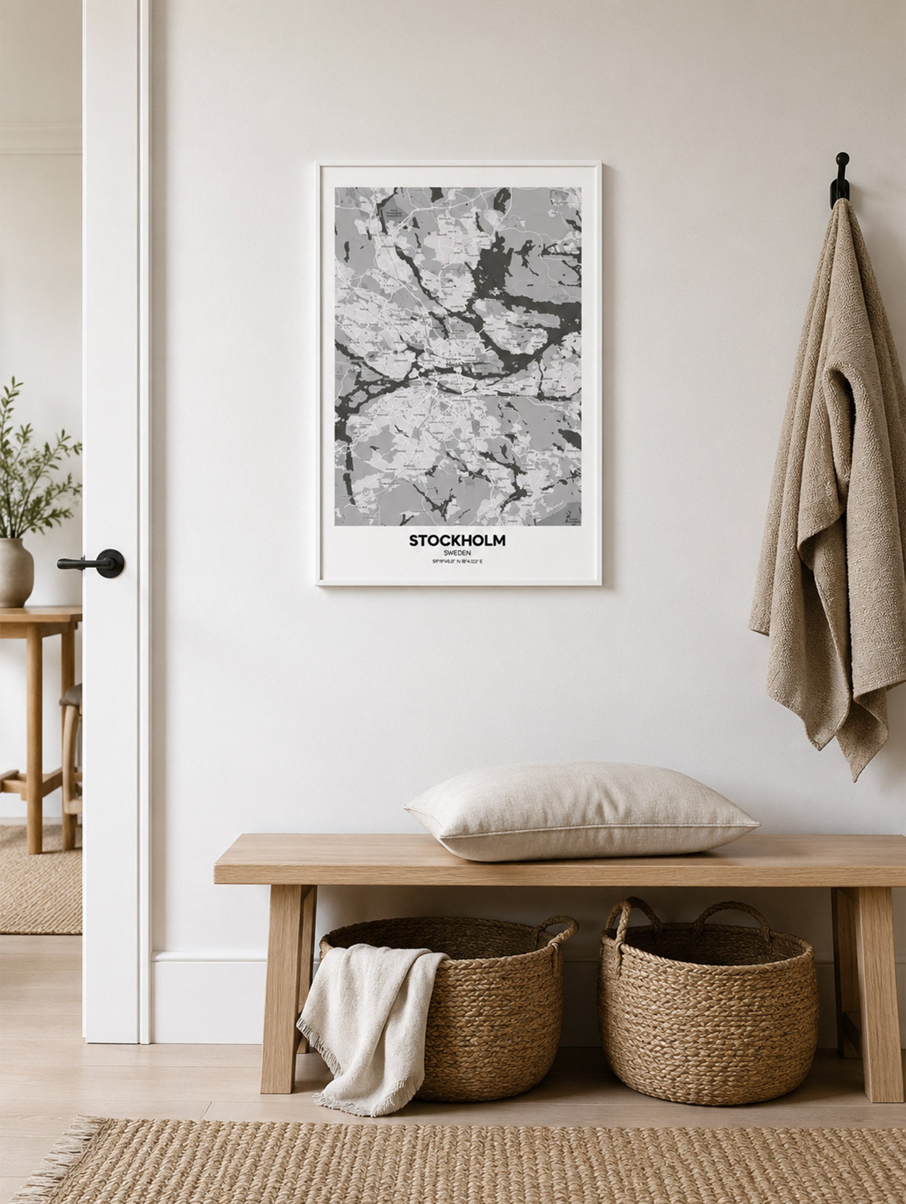 Stockholm, Sweden Map Poster