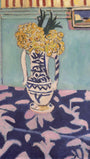 Yellow Flowers in Patterned Vase – Henri Matisse