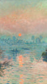 Sunset on the Seine - Claude Monet