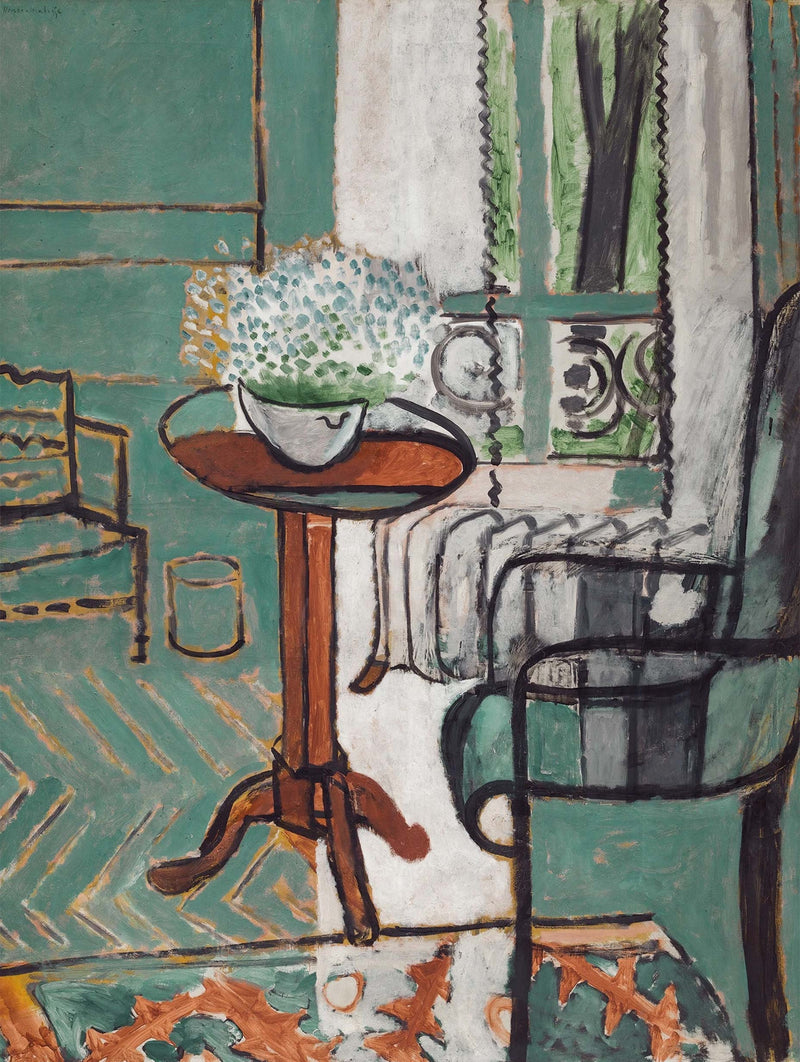 Green Interior Still Life – Henri Matisse
