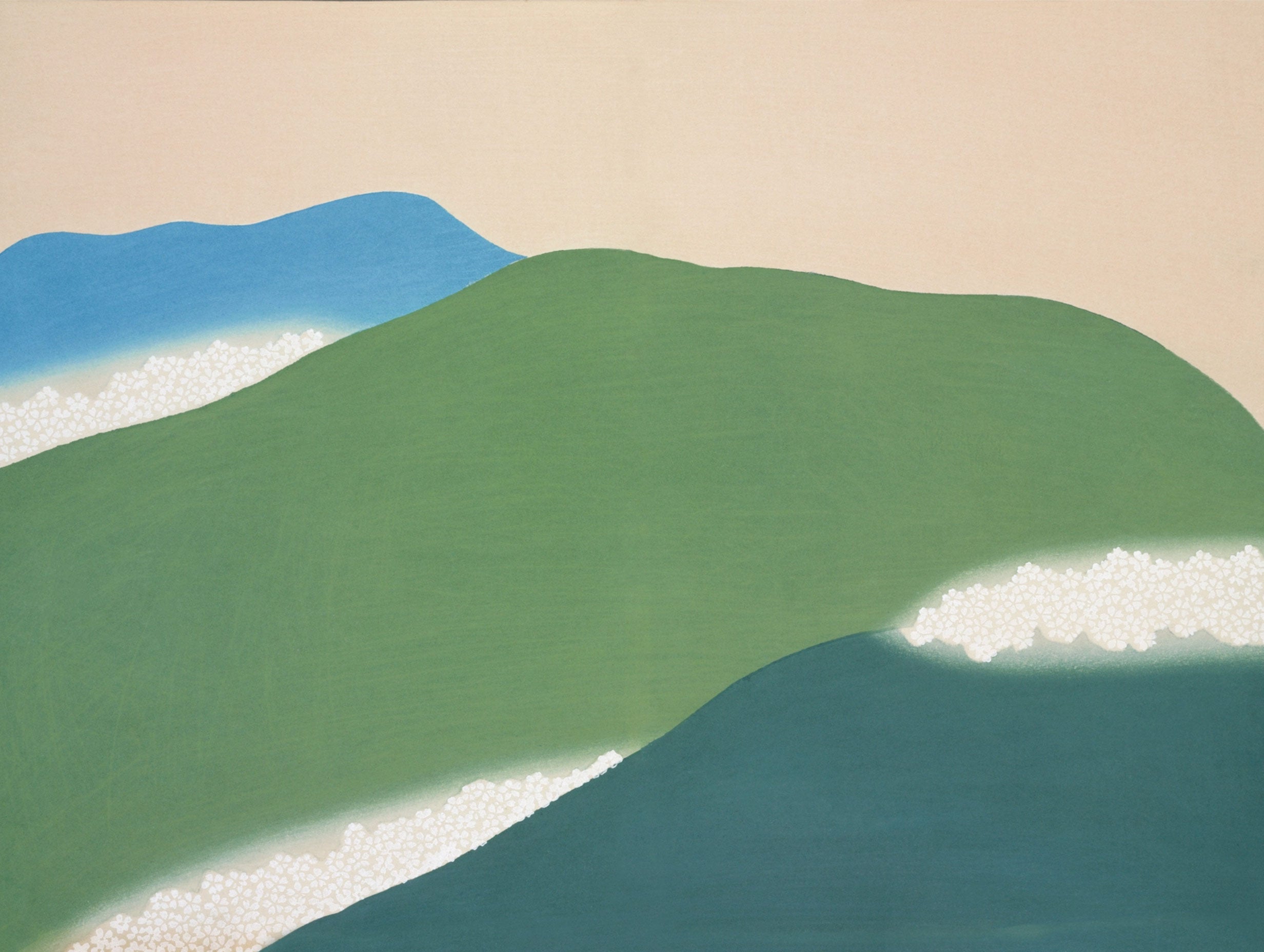 Green Mountains - Kamisaka Sekka Poster