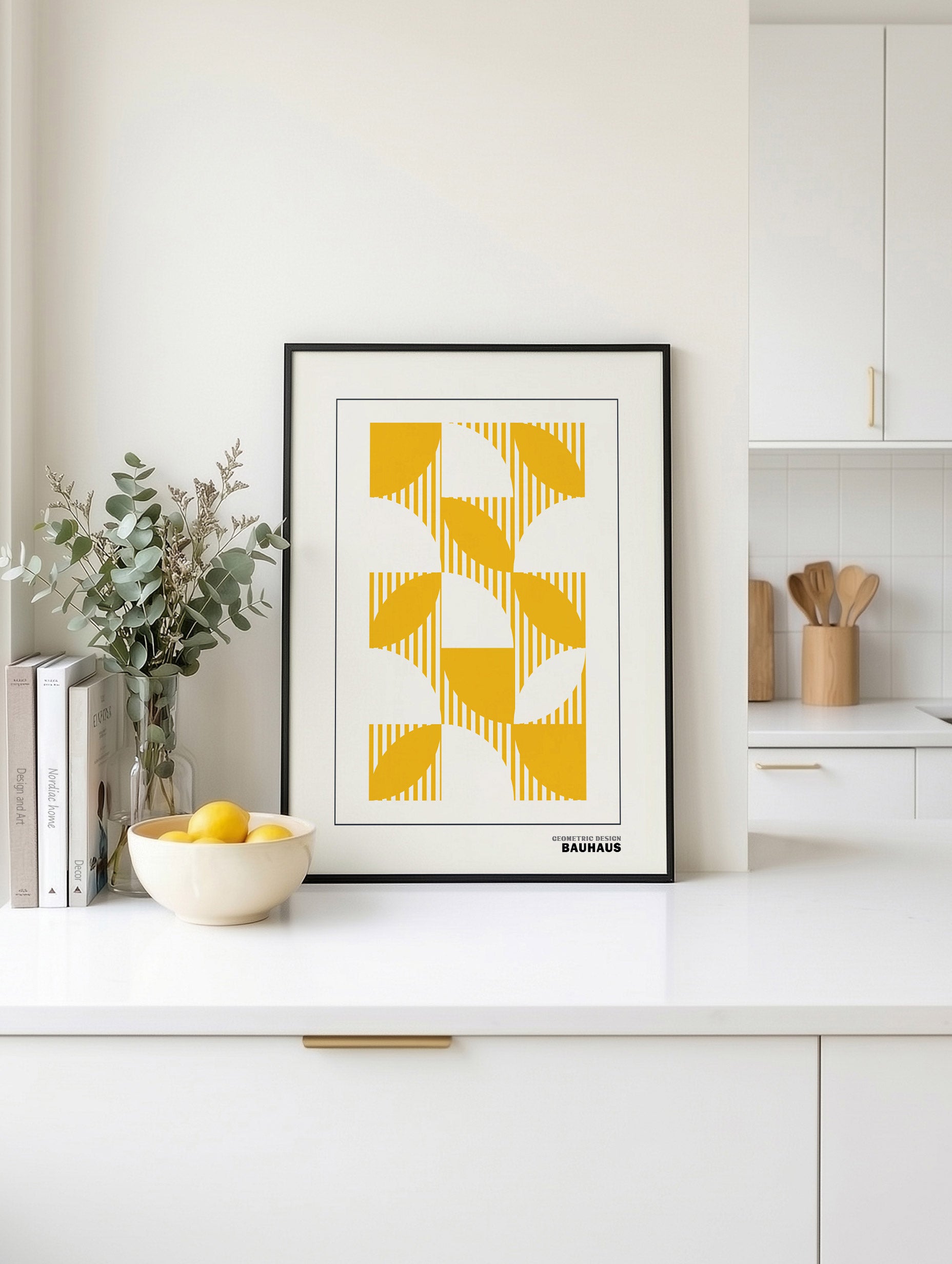 Santorini-plakat Arkitekturplakat