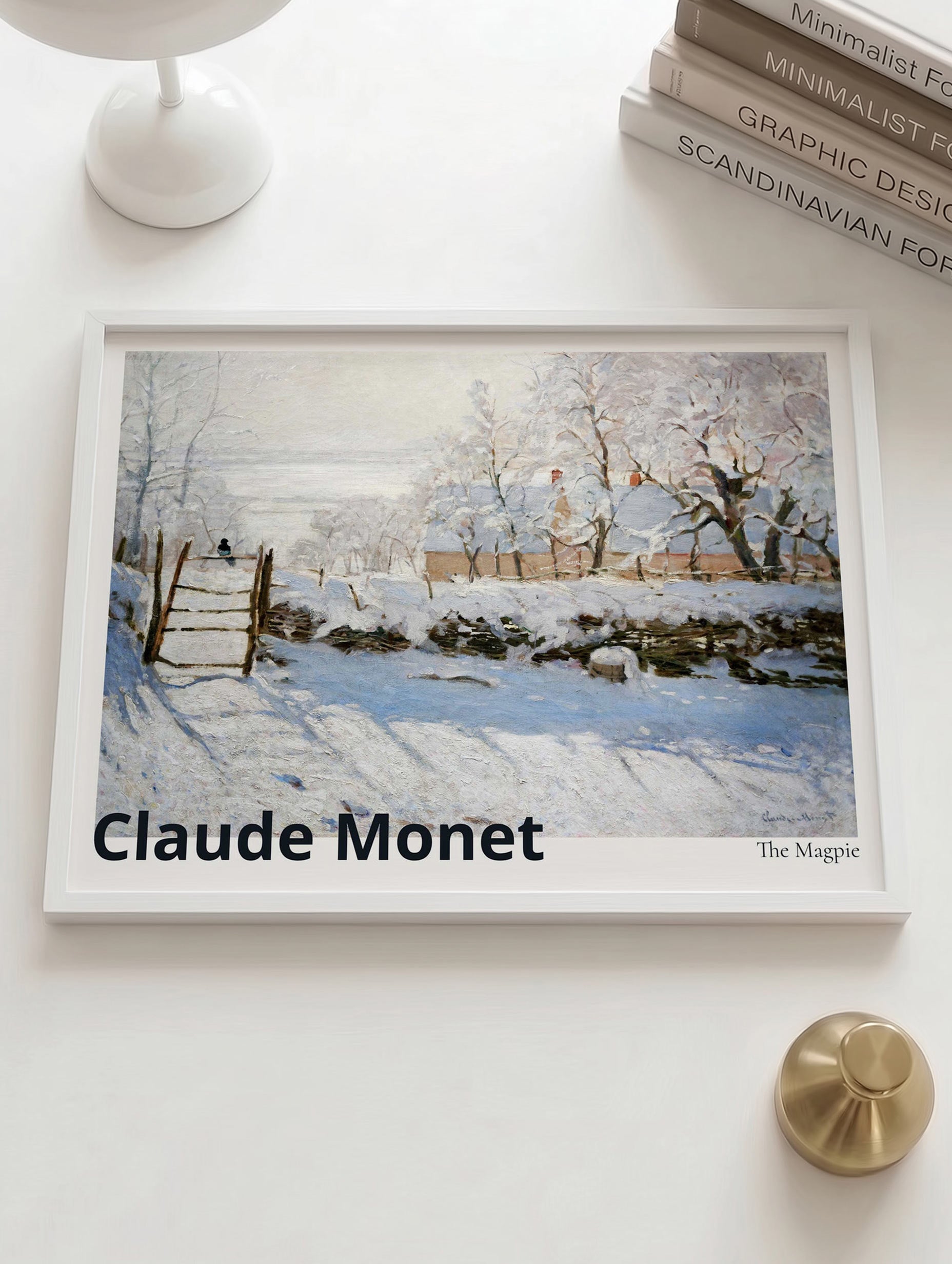 The Magpie - Claude Monet Mockup