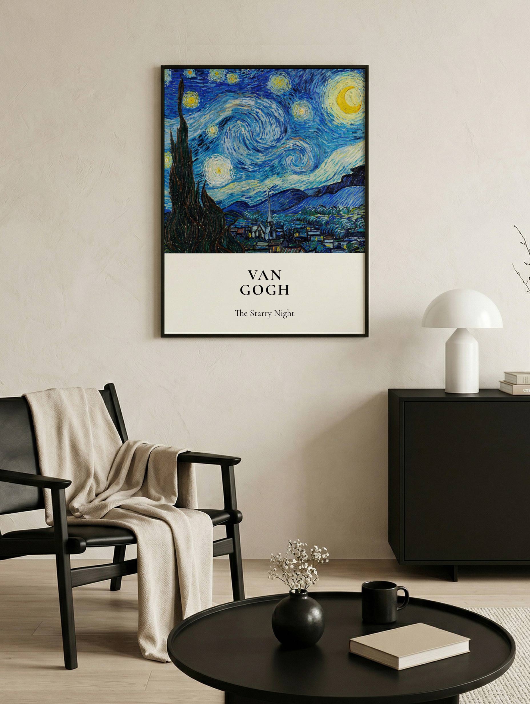 The Starry Night No. 2 - Van Gogh Mockup