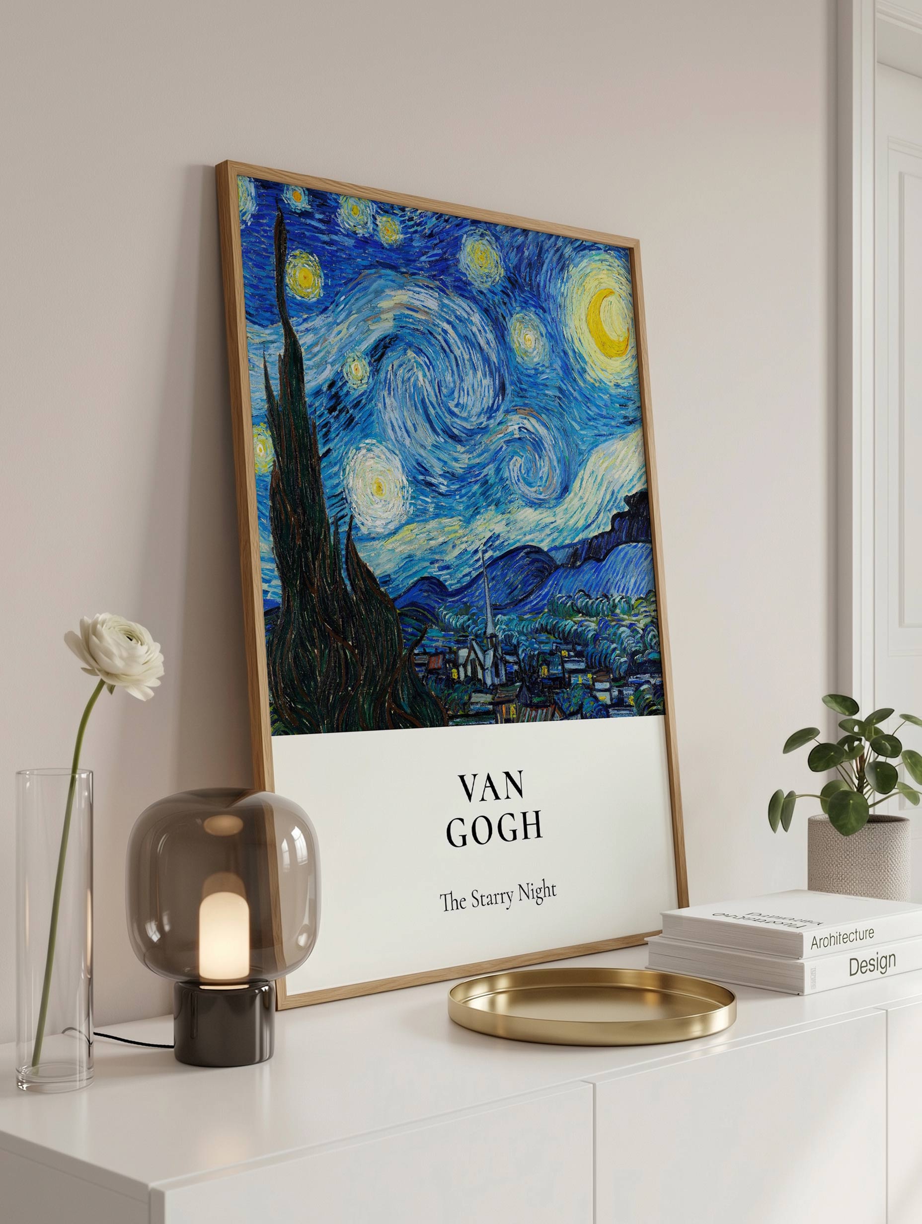 The Starry Night No. 2 - Van Gogh Mockup