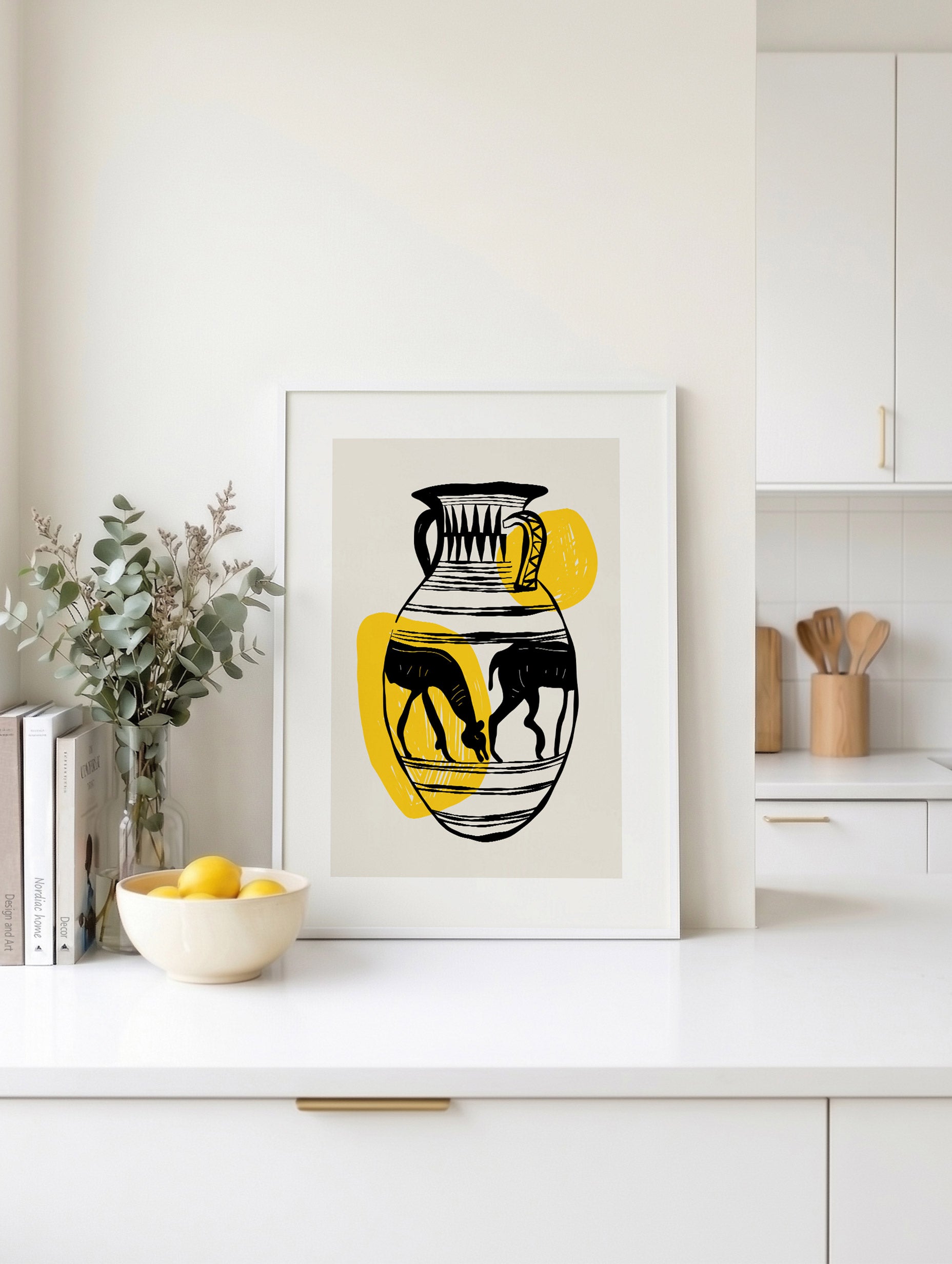 Grazing Amphora Poster