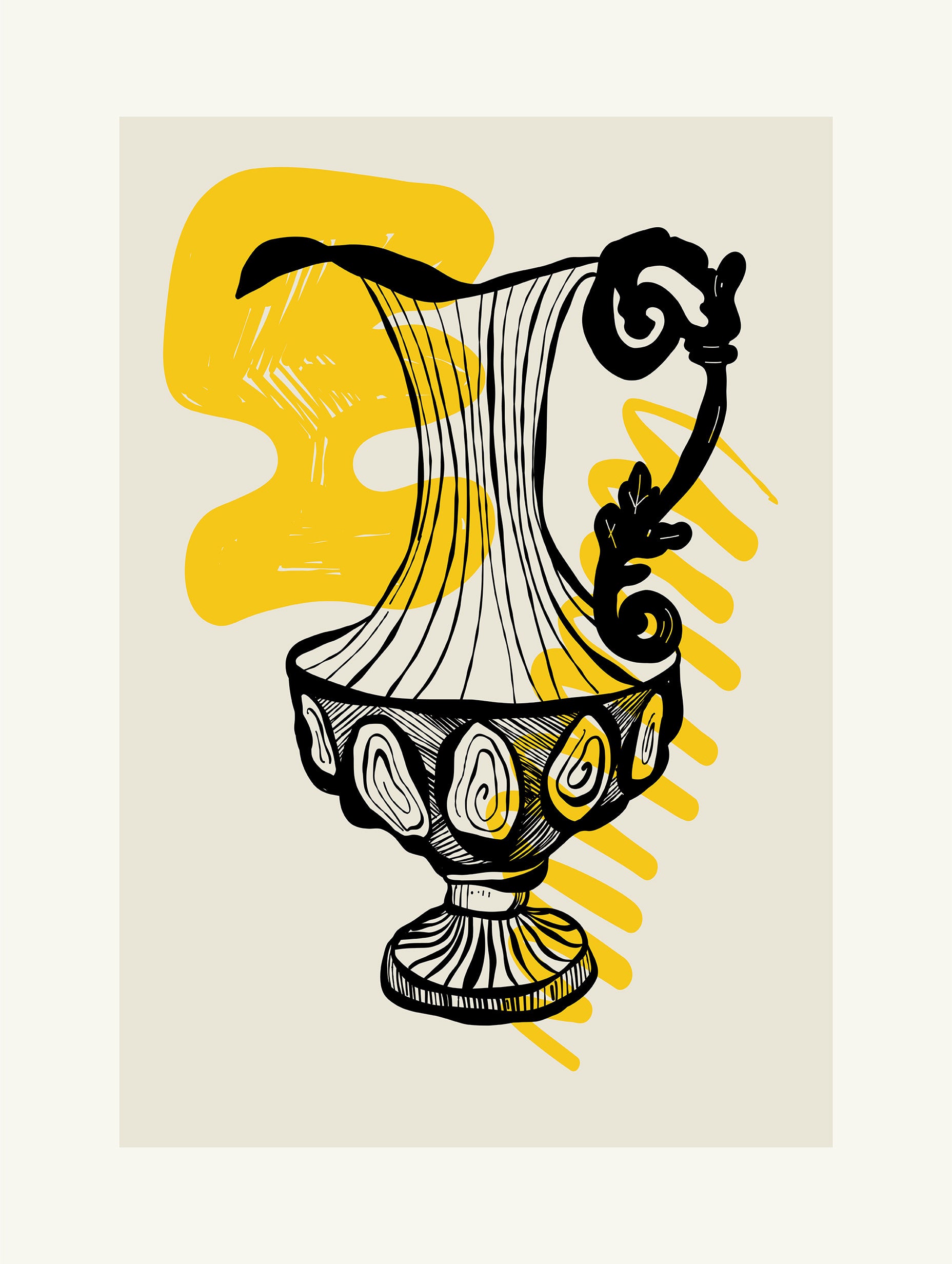 Aegean Ornamental Vase Poster