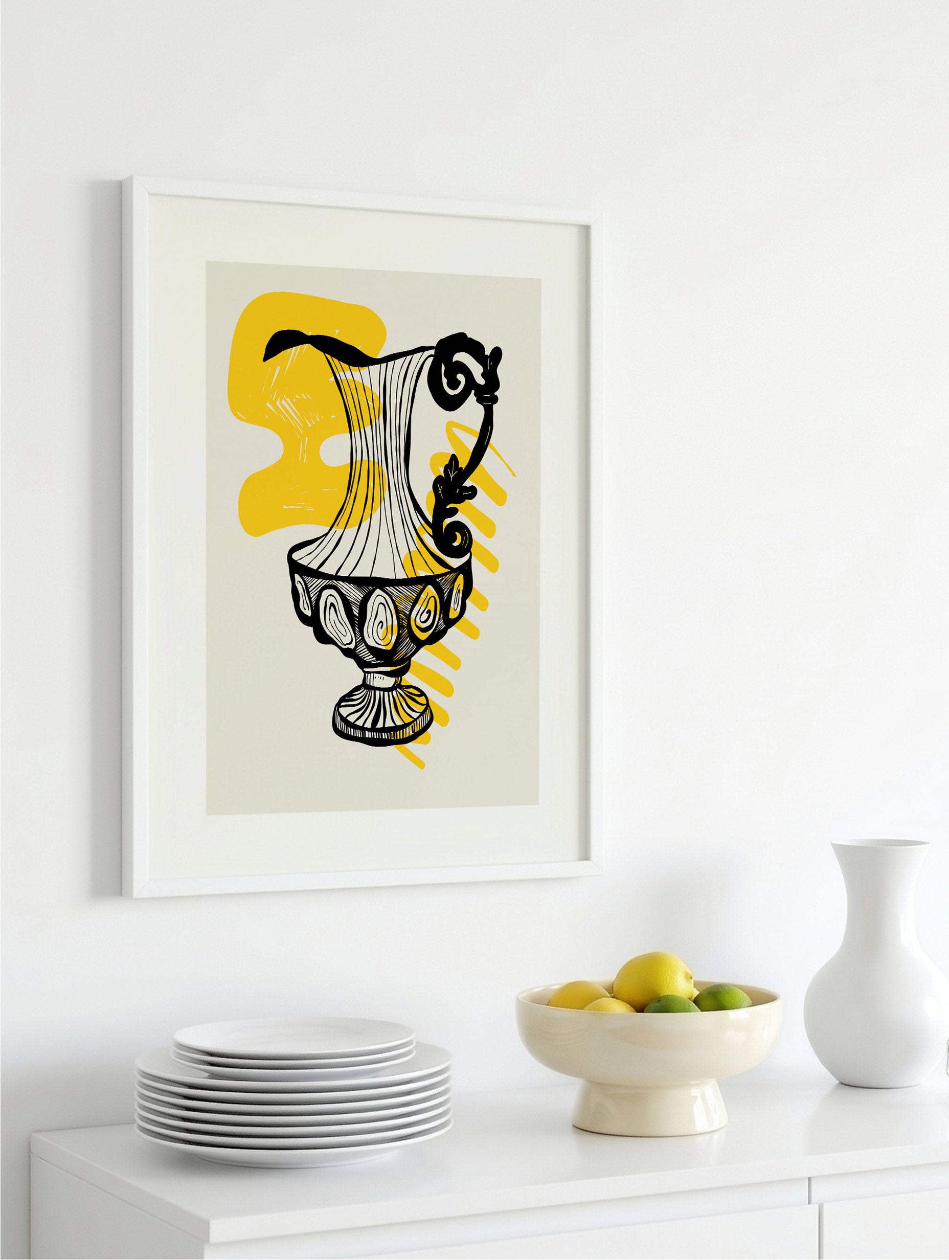 Aegean Ornamental Vase Poster