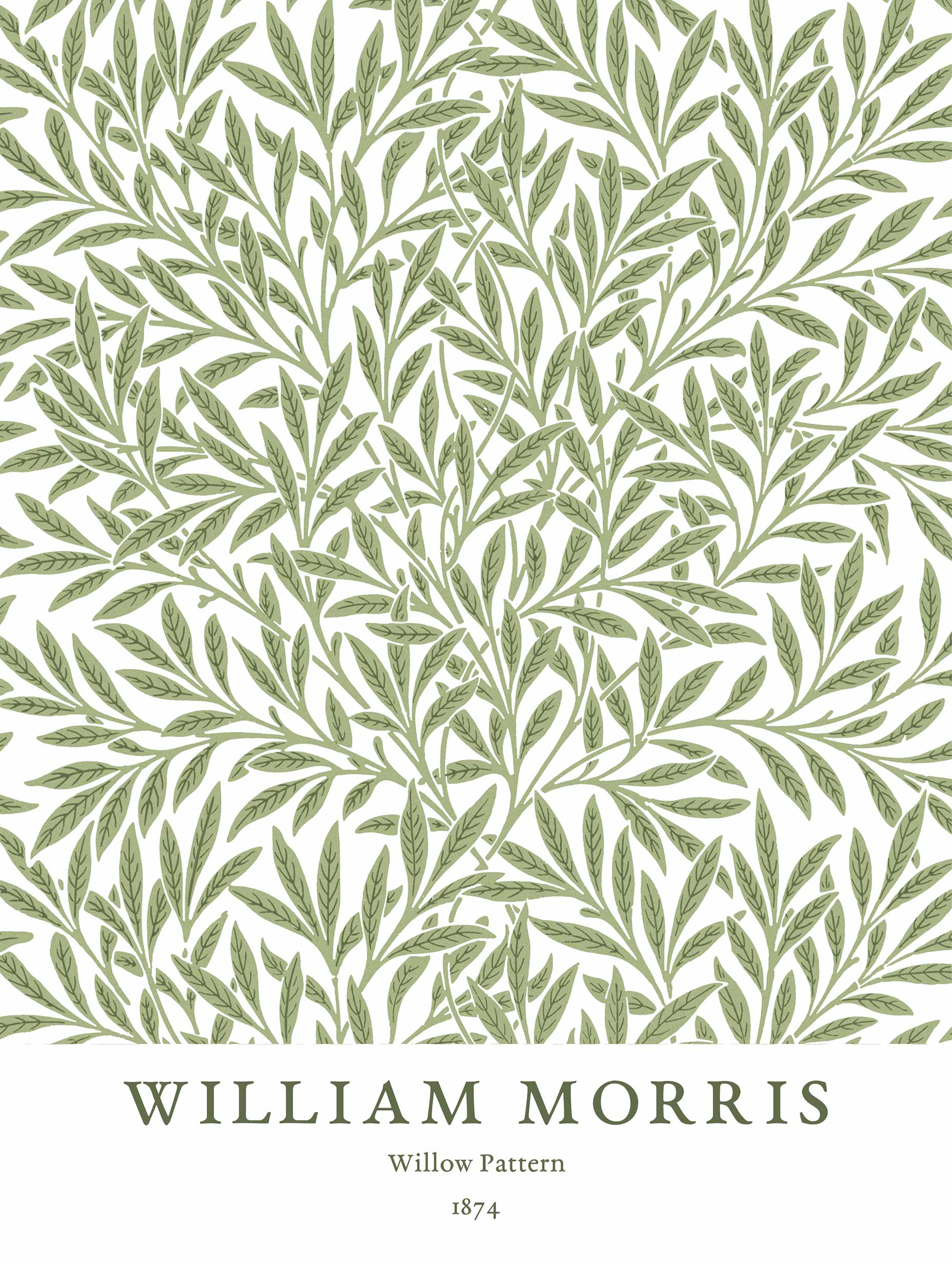 Pilemønster - William Morris