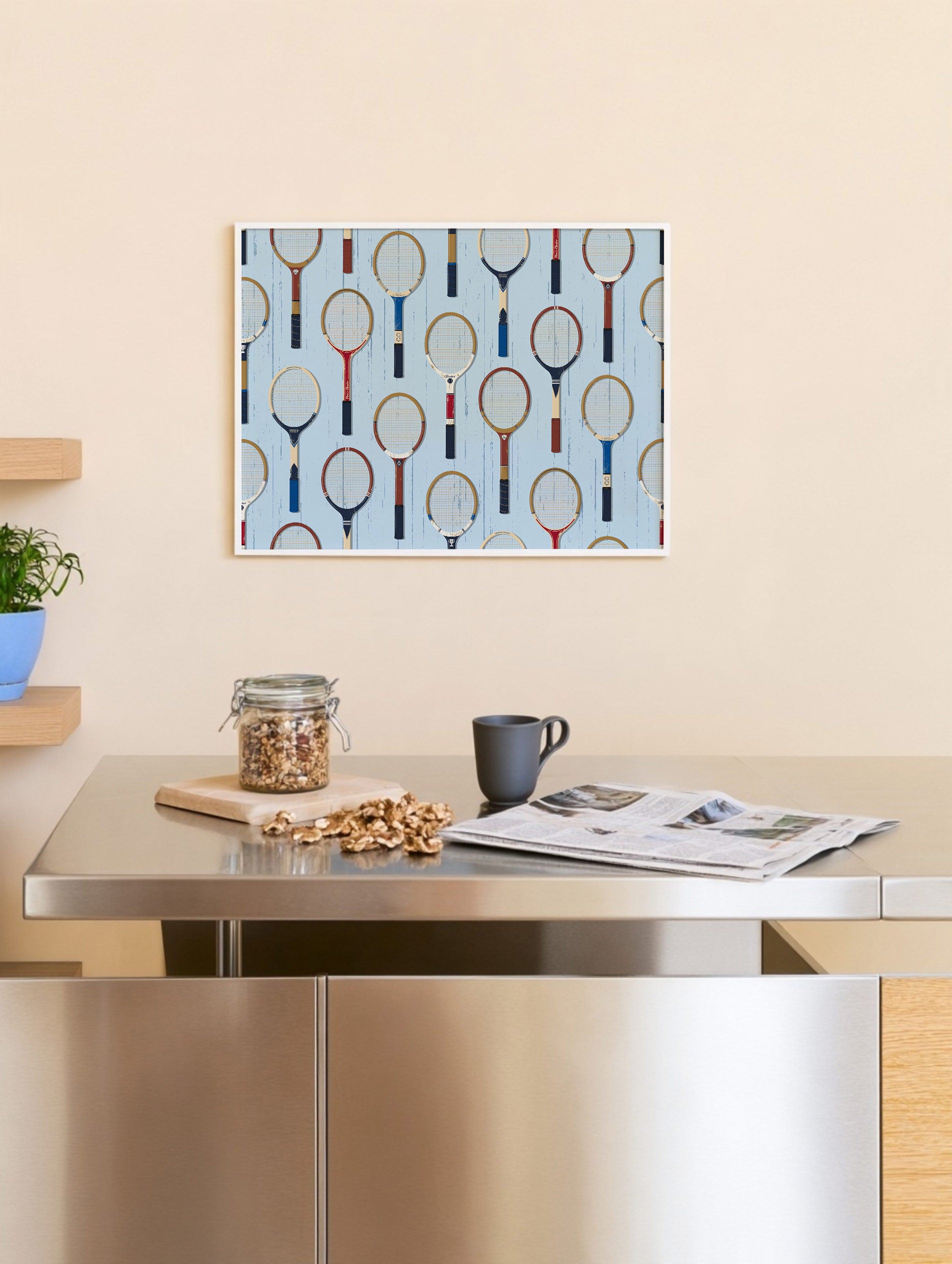 Santorini-plakat Arkitekturplakat