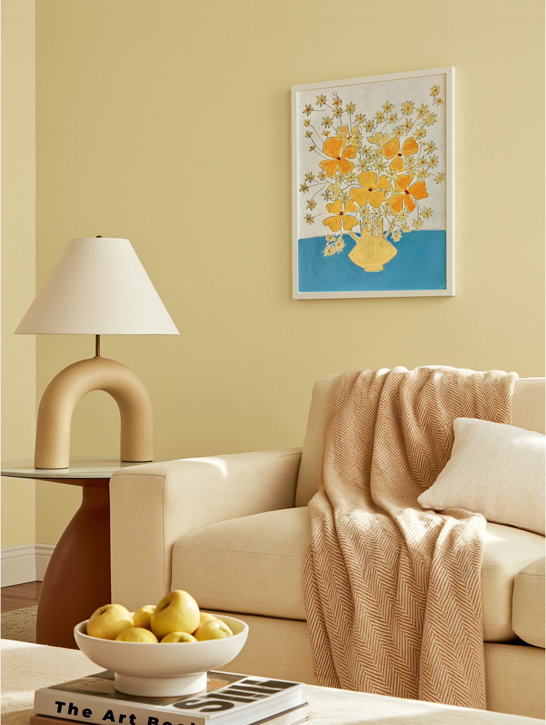Rushati Chowdhury - Yellow Bouquet Poster