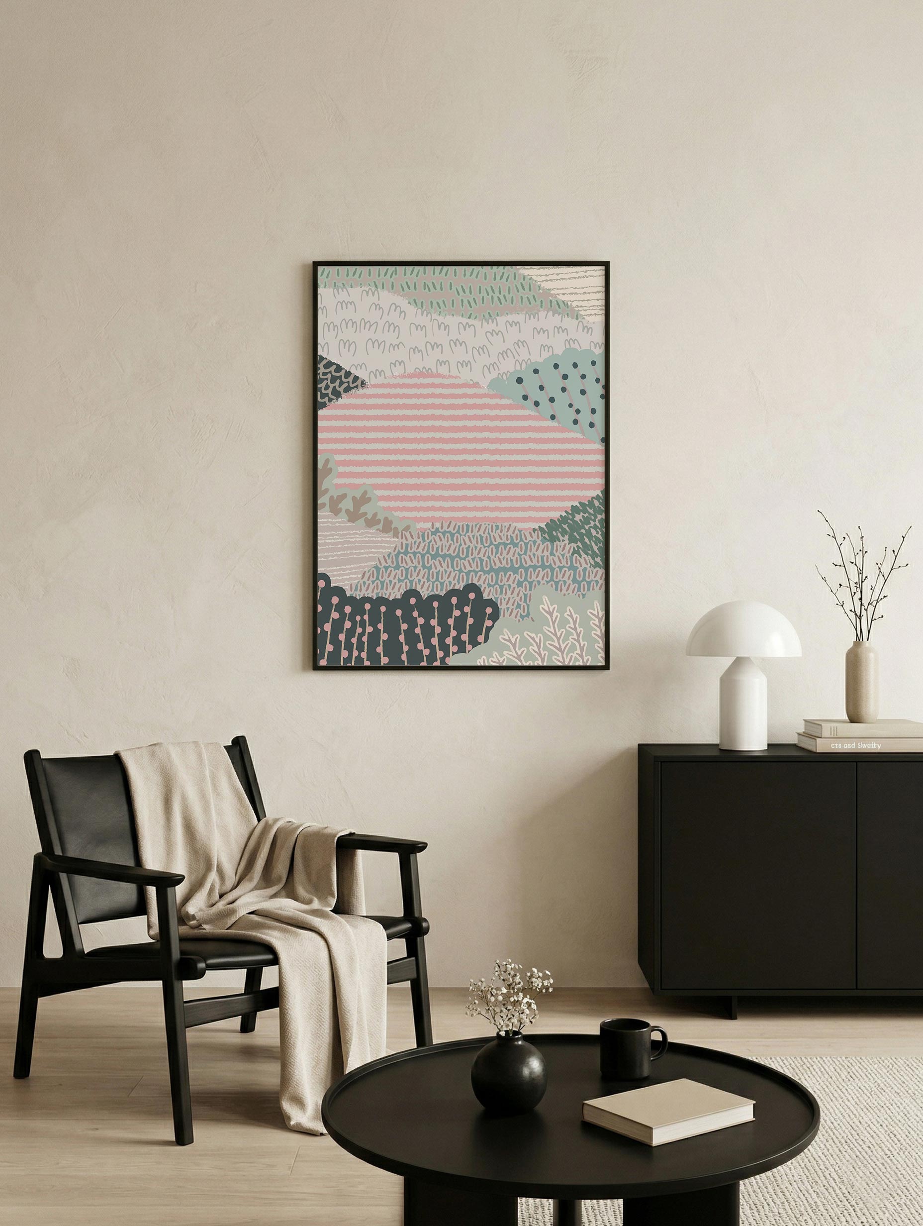 Santorini-plakat Arkitekturplakat