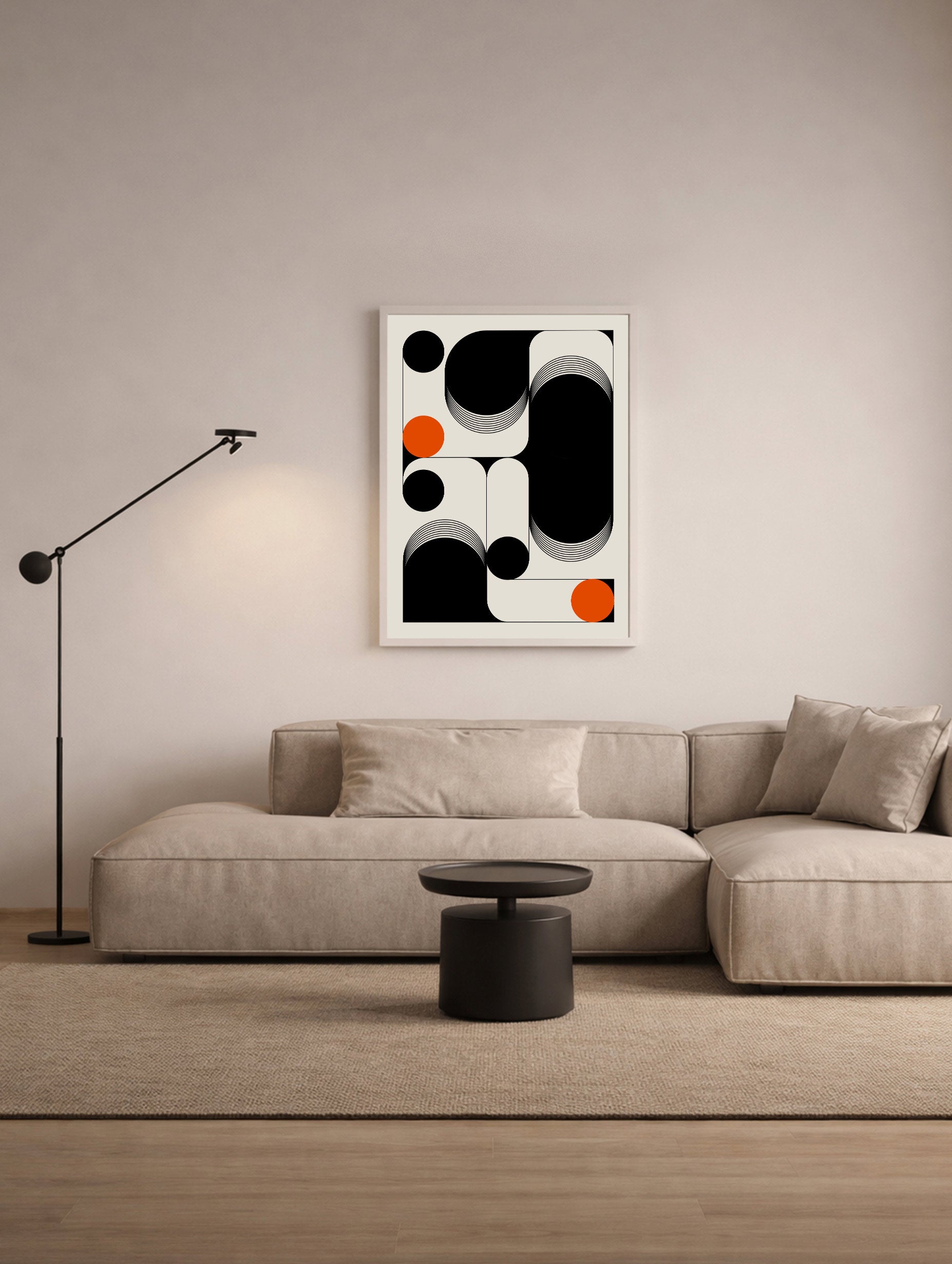 Santorini-plakat Arkitekturplakat