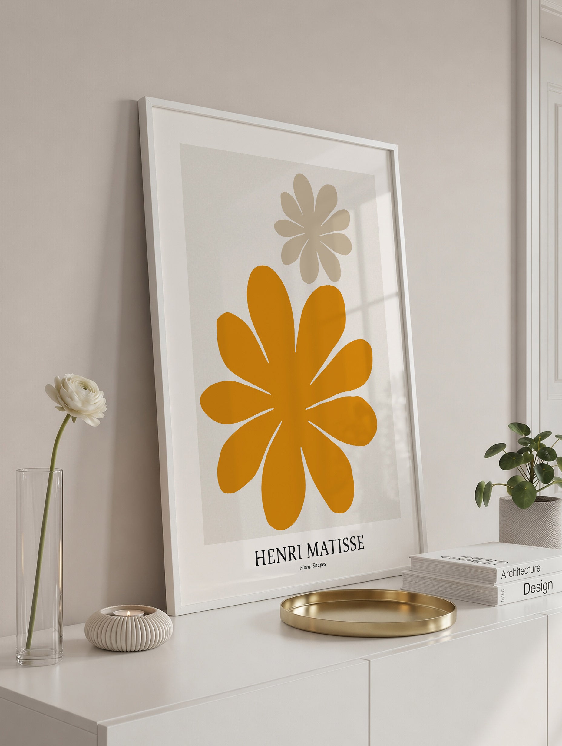 Santorini-plakat Arkitekturplakat