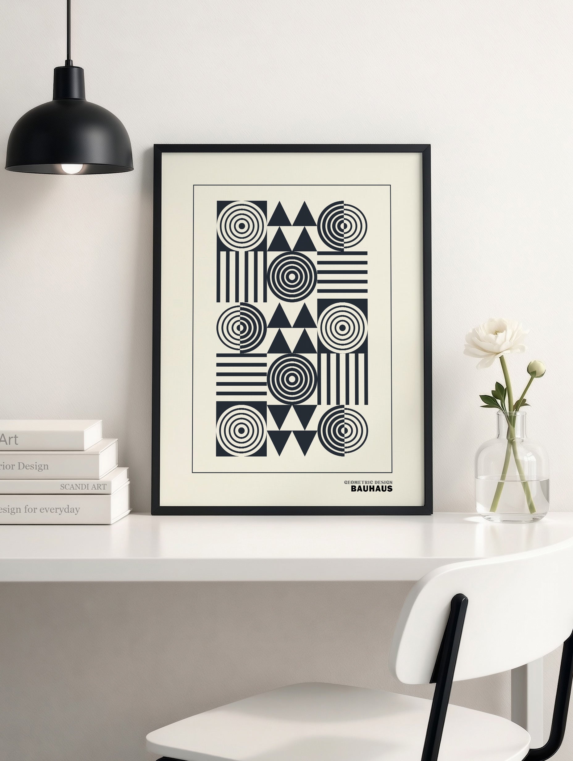 Santorini-plakat Arkitekturplakat