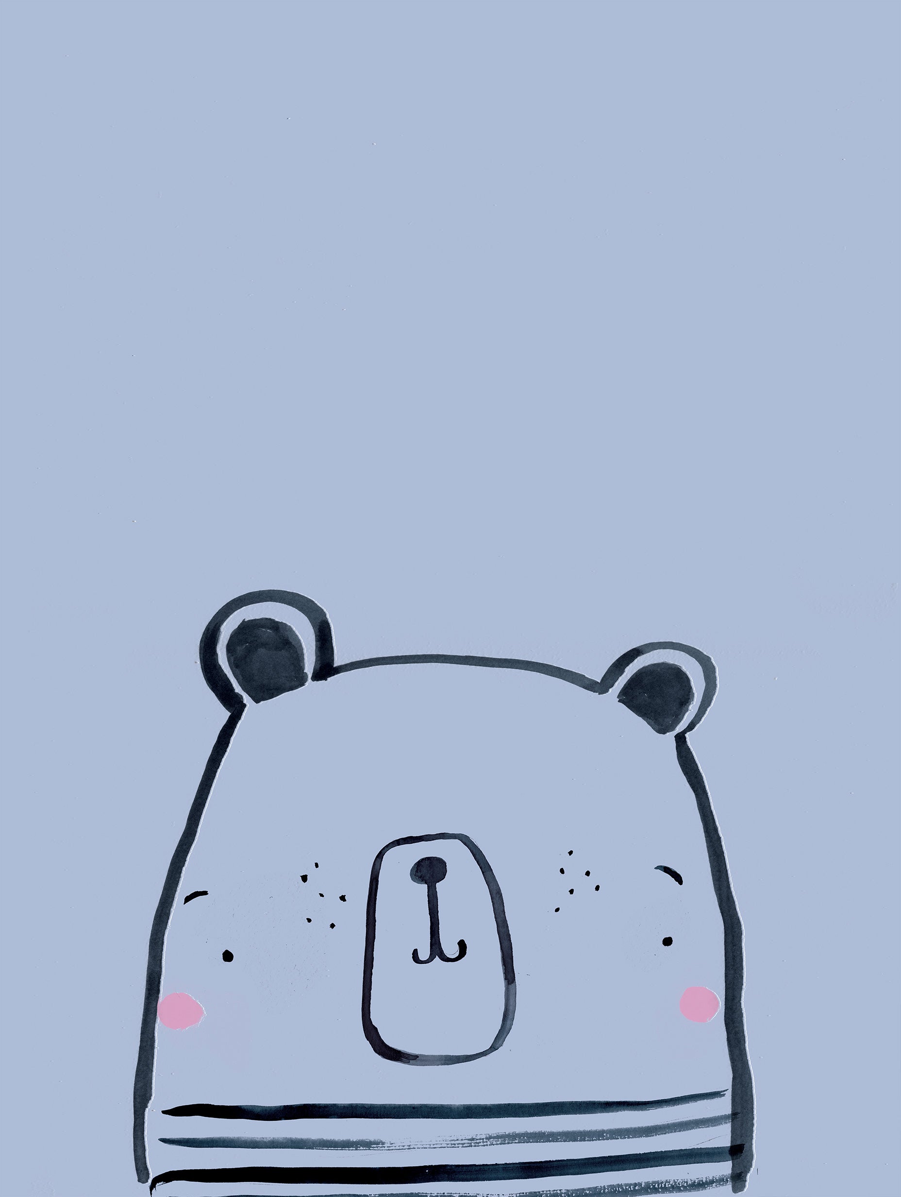 Laura Pantony - Inky Polar Bear Poster
