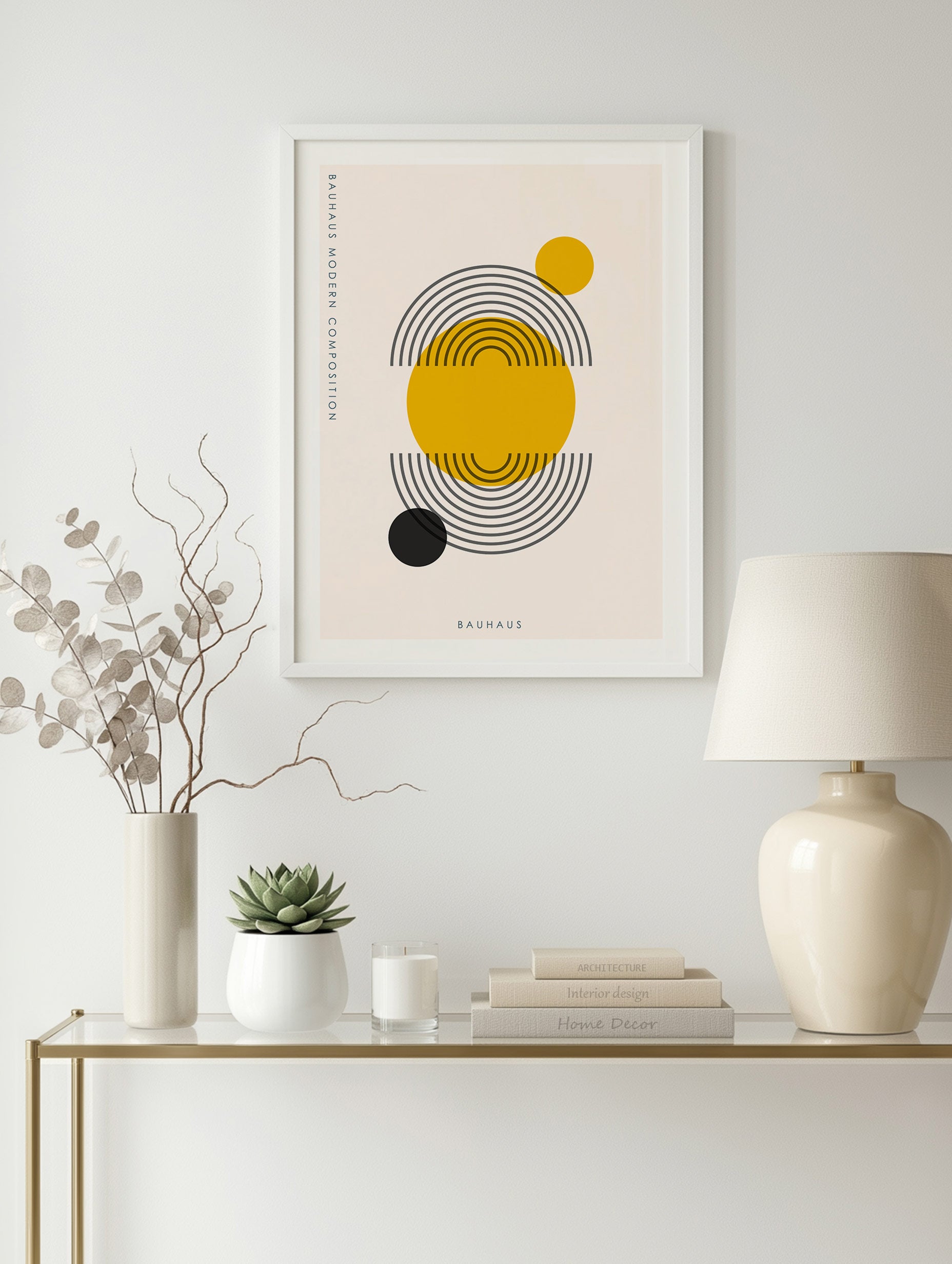Santorini-plakat Arkitekturplakat
