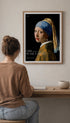 Girl with the Pearl Earring No. 2 - Johannes Vermeer Mockup