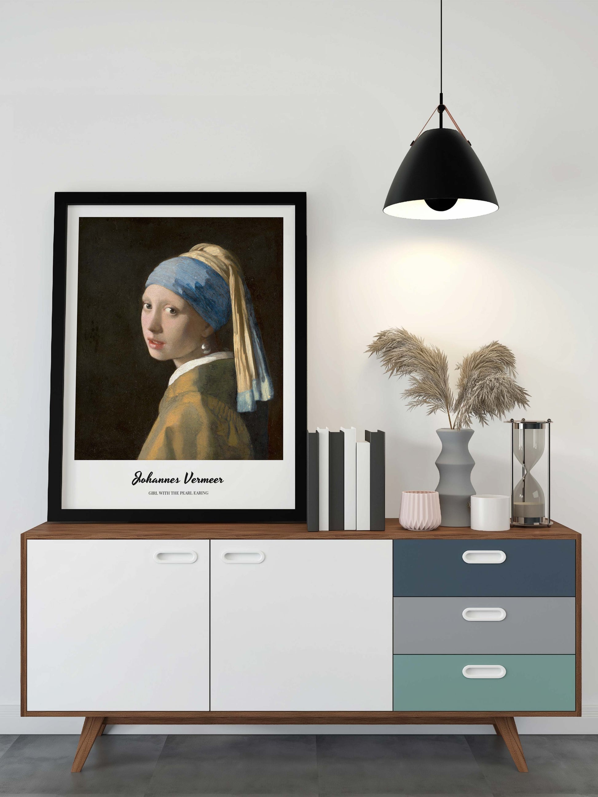 Girl with the Pearl Earring No. 3 - Johannes Vermeer Mockup